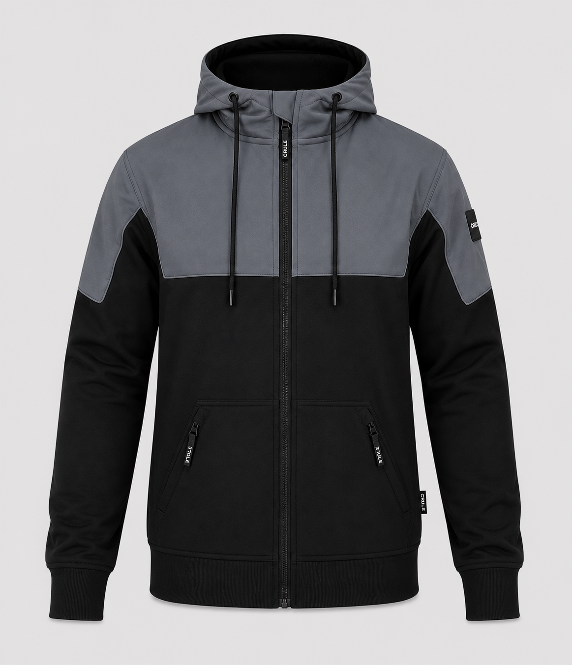 Crule Badlands Reflective Armoured Hoodie - Black