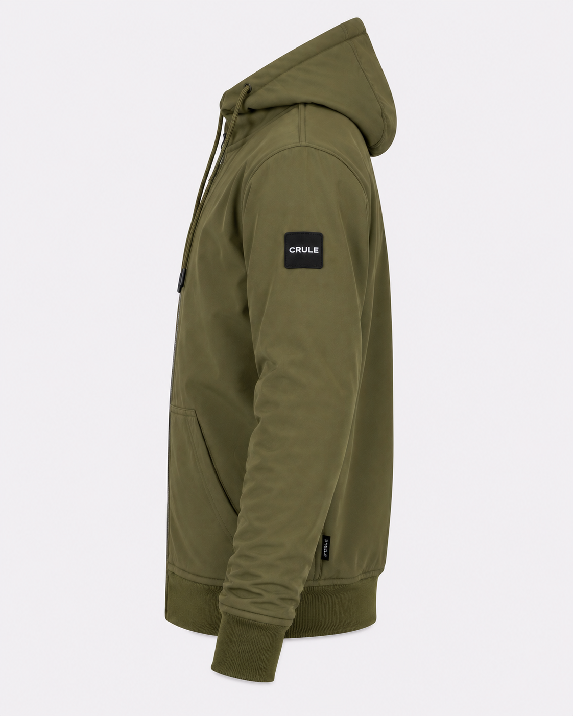 Crule Badlands Armoured Soft Shell Hoodie - Khaki
