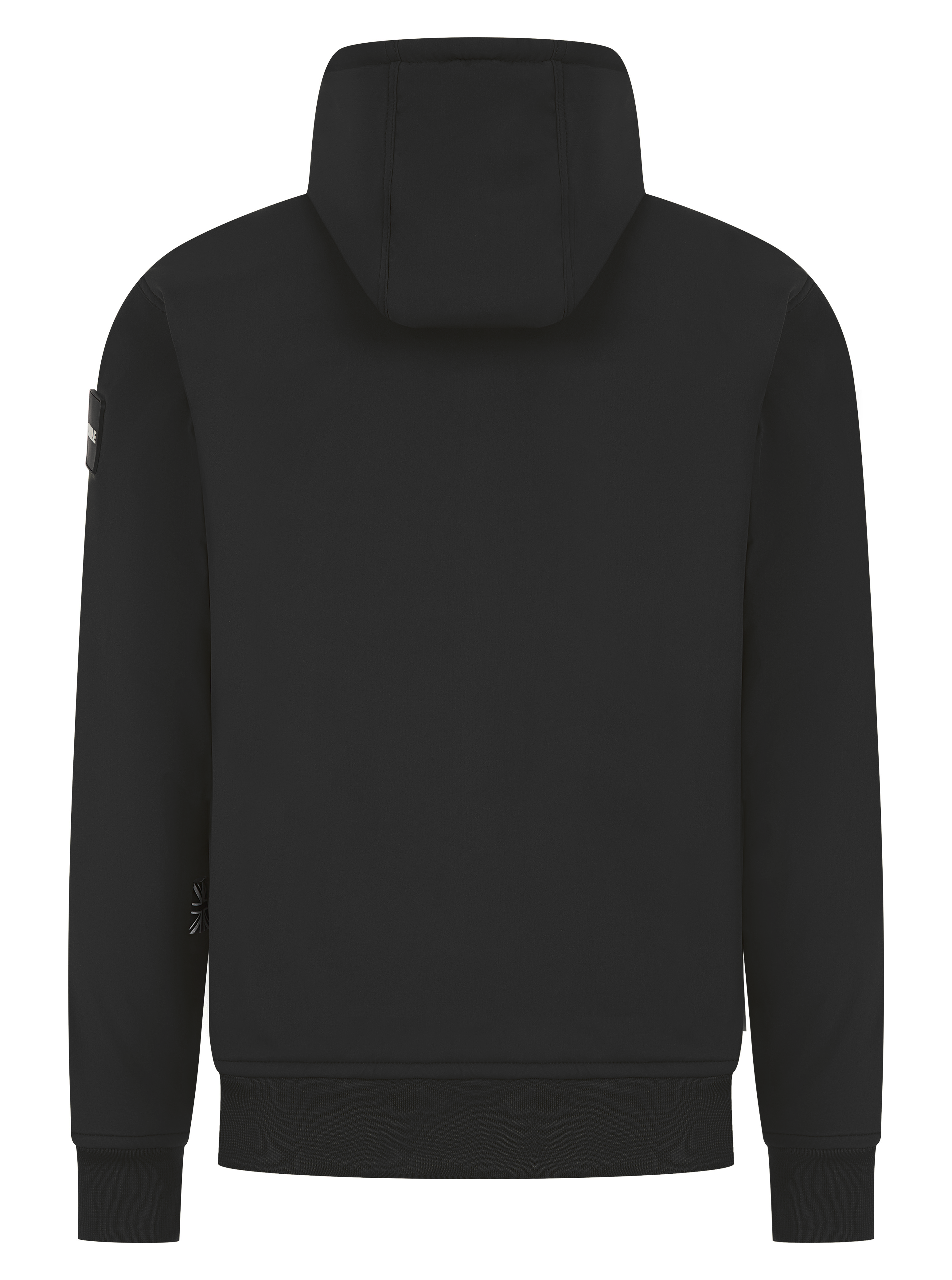 Crule Badlands Armoured Soft Shell Hoodie - Black