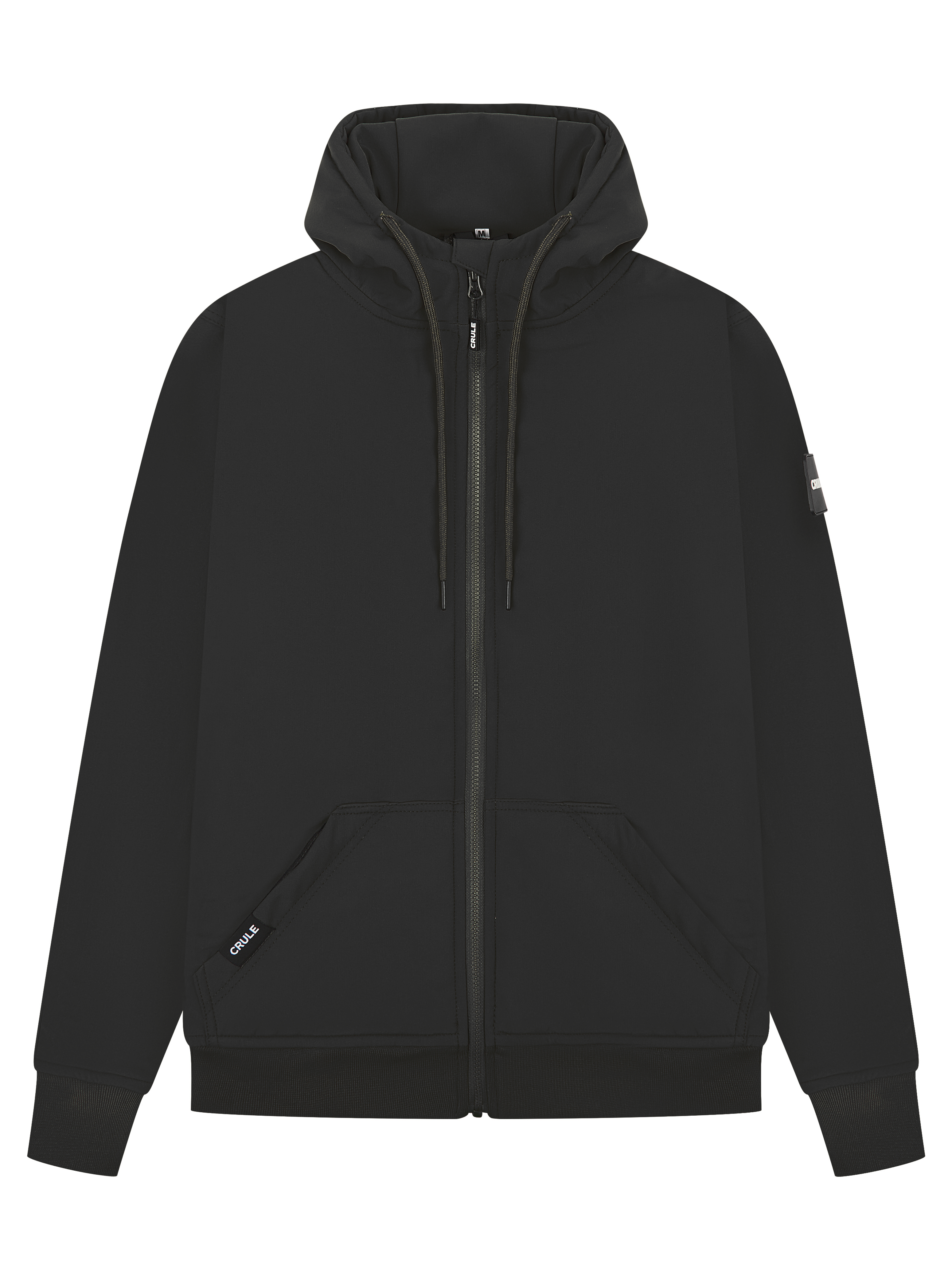 Crule Badlands Armoured Soft Shell Hoodie - Black