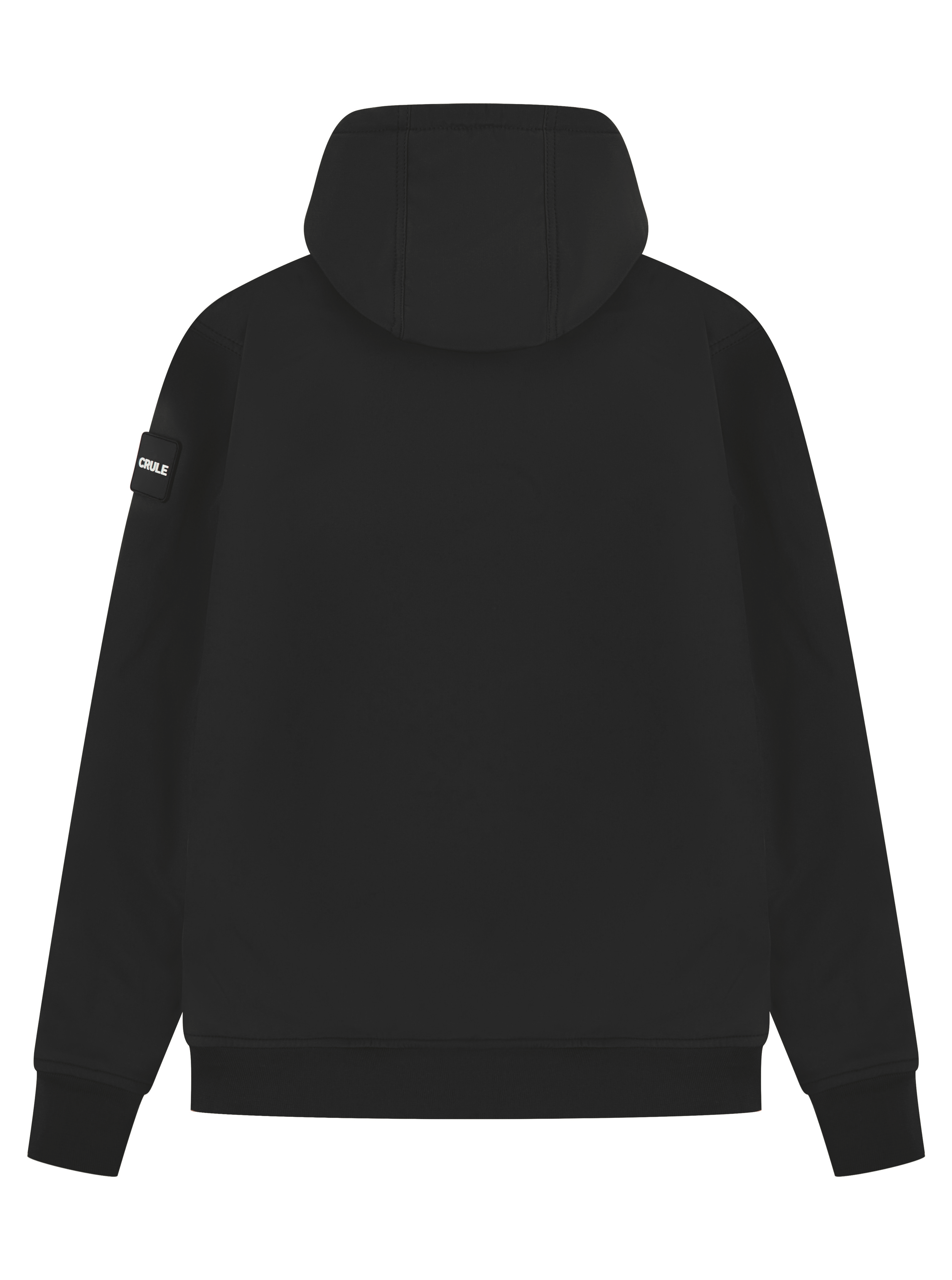 Crule Badlands Armoured Soft Shell Hoodie - Black