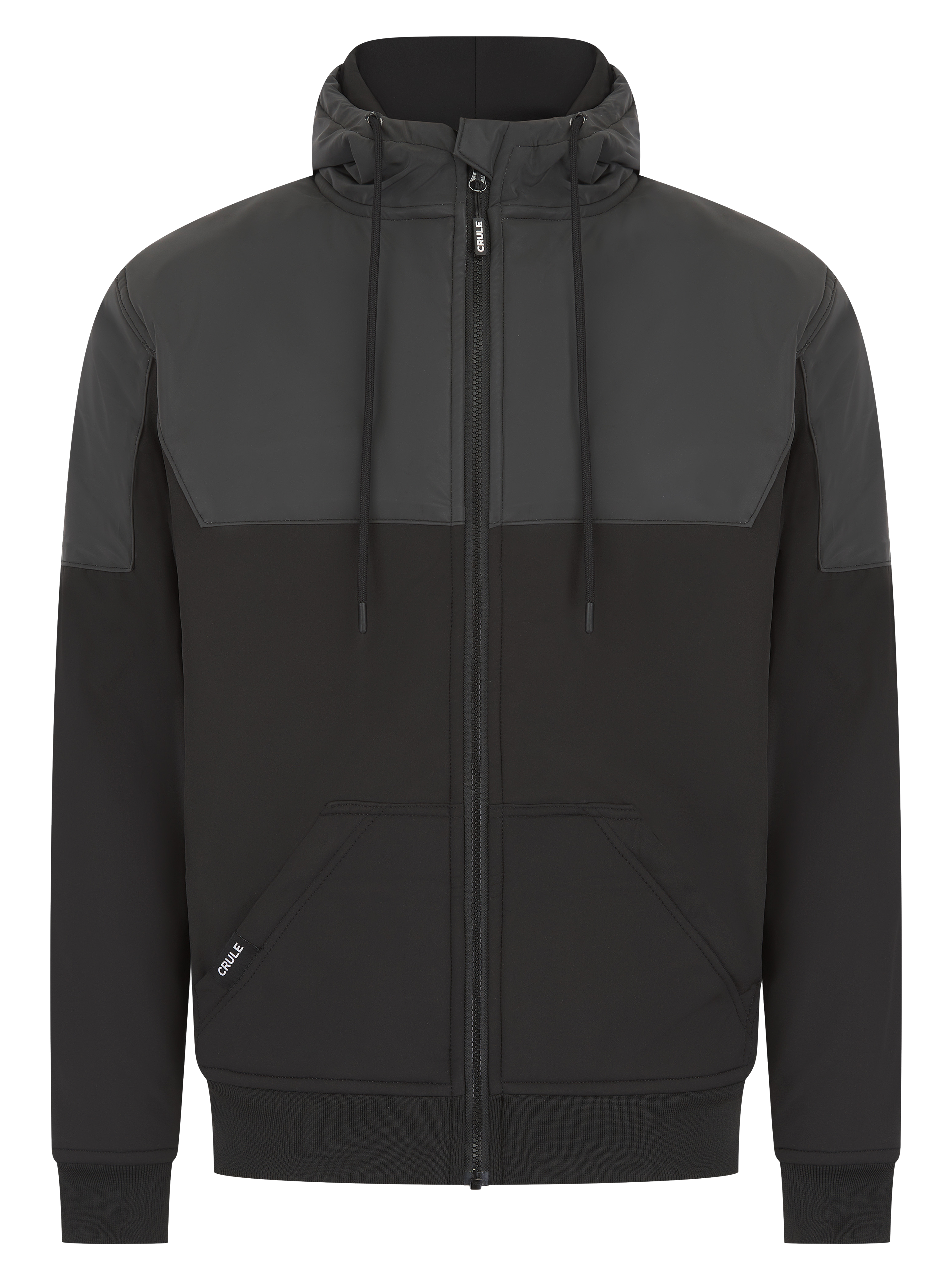 Crule Badlands Reflective Armoured Hoodie - Black