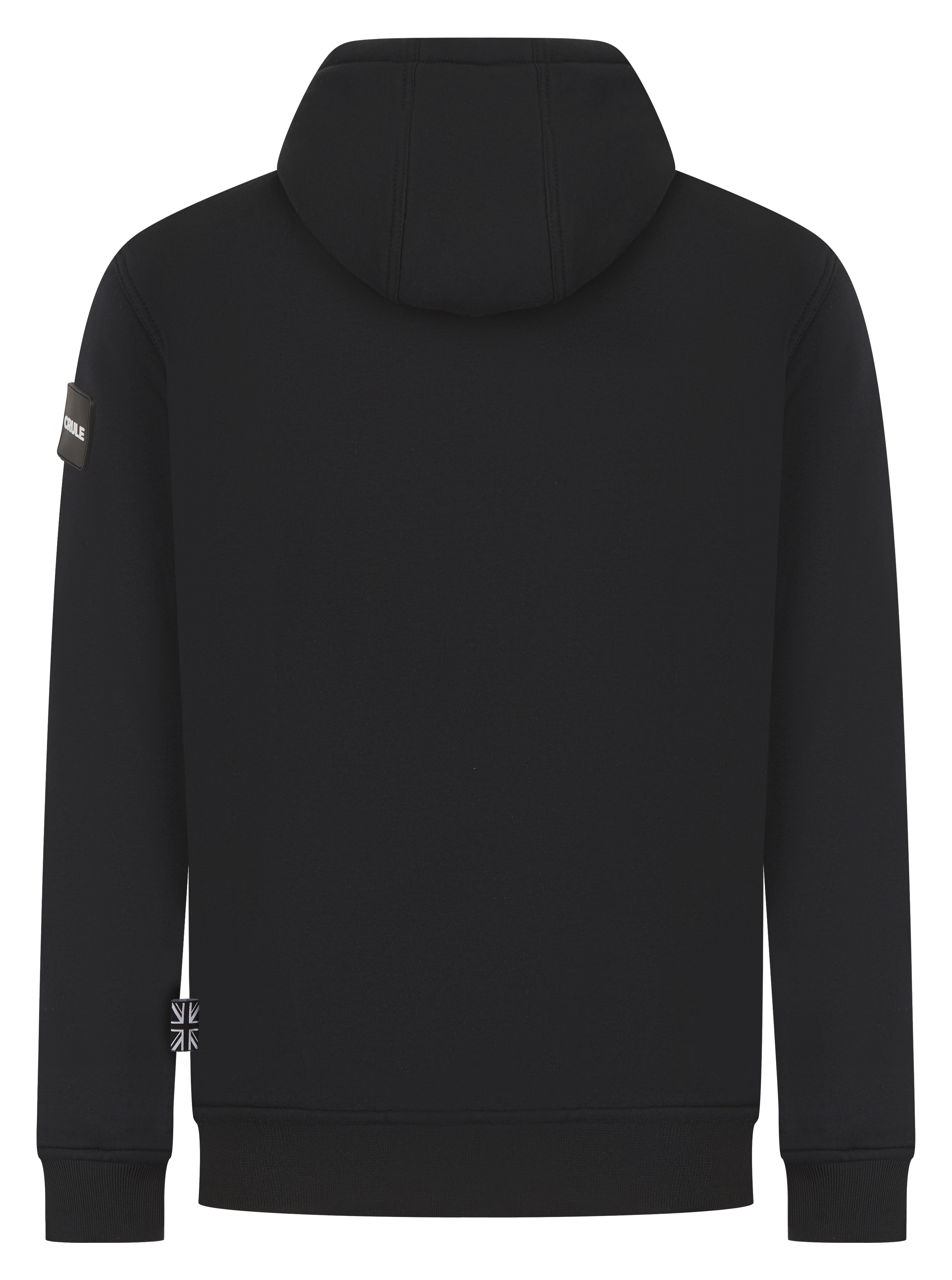 Crule Renegade Armoured Jersey Zip Hoodie - Black