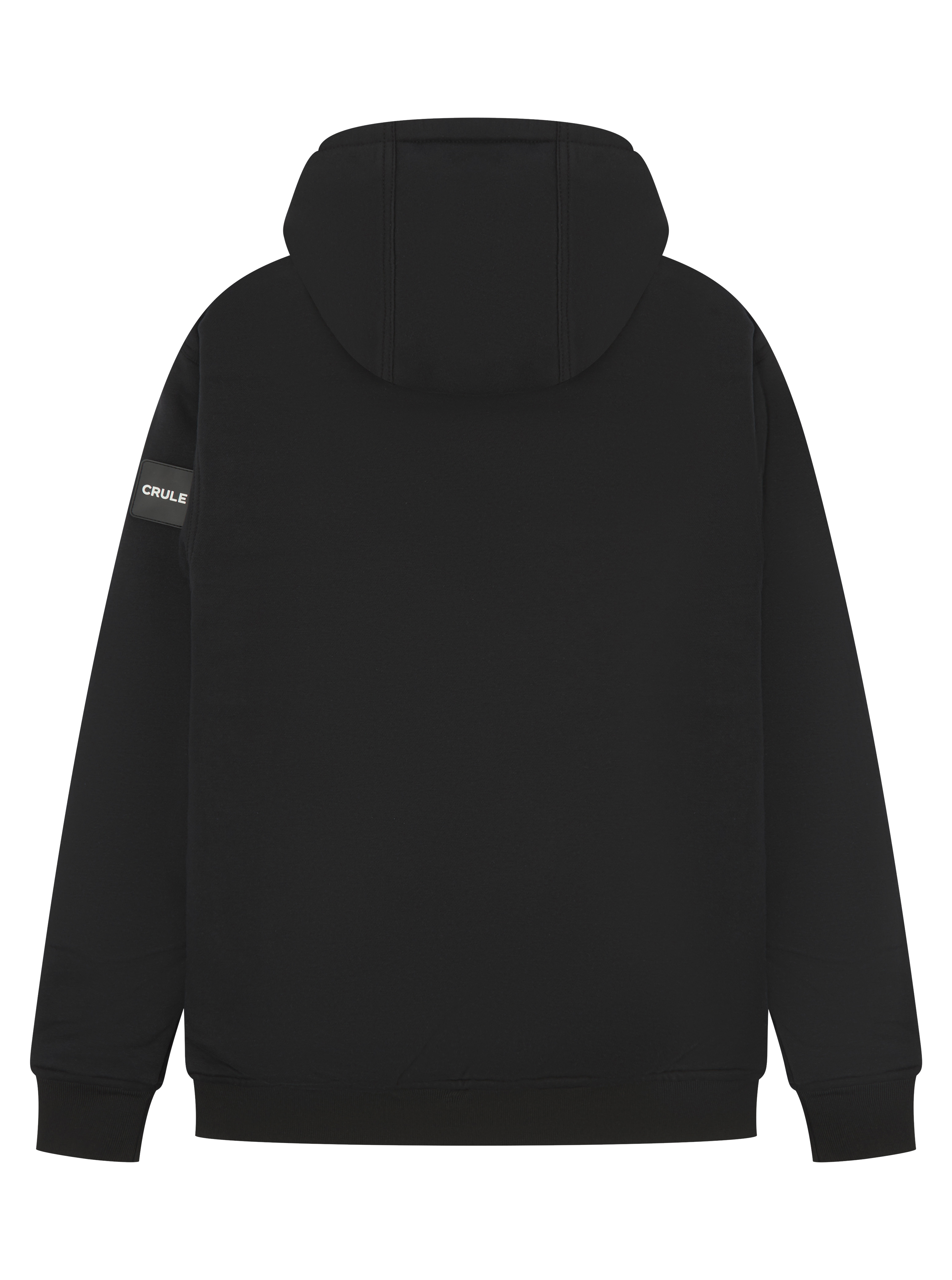 Crule Renegade Armoured Jersey Zip Hoodie - Black