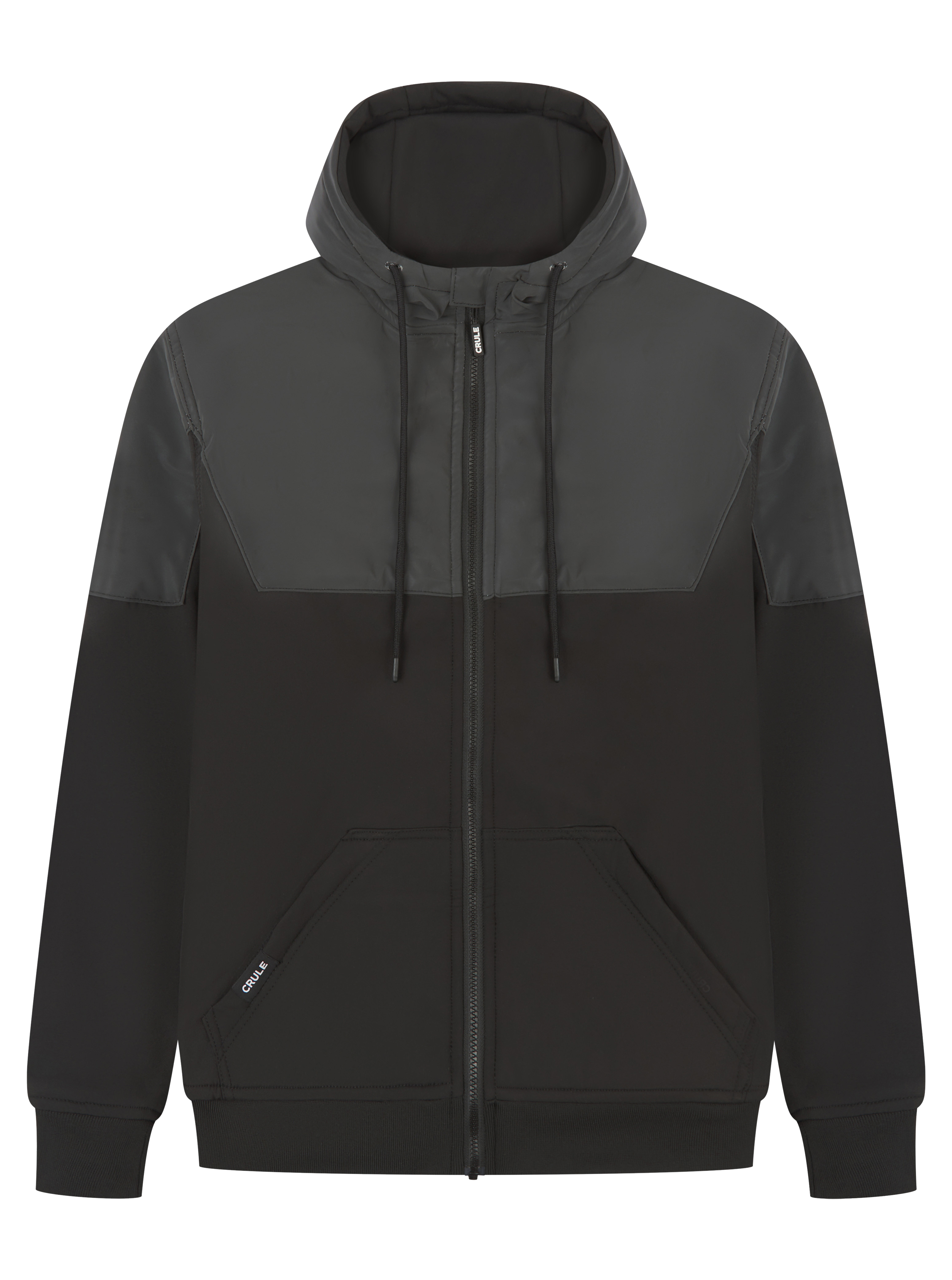Crule Badlands Reflective Armoured Hoodie - Black