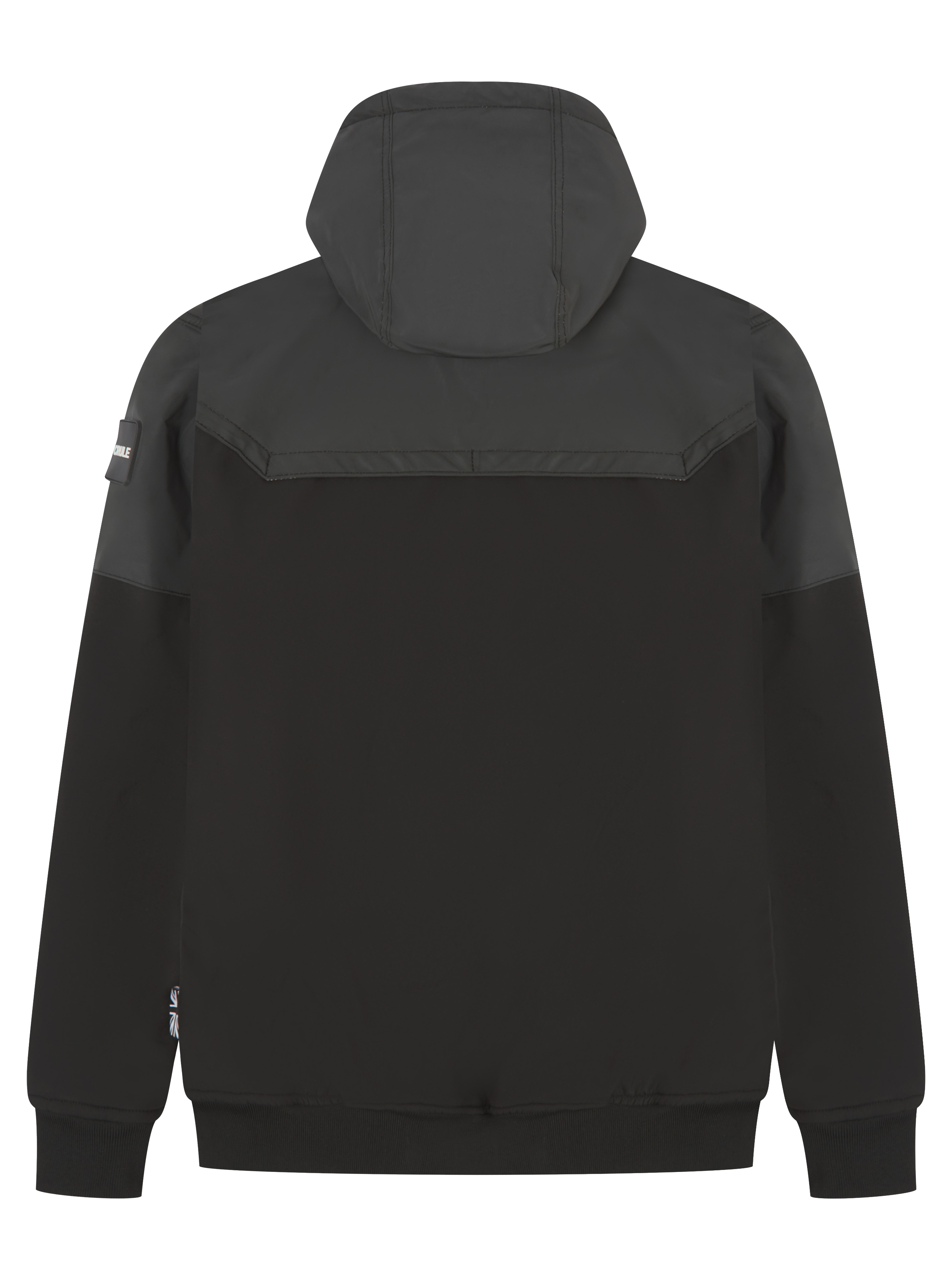 Crule Badlands Reflective Armoured Hoodie - Black