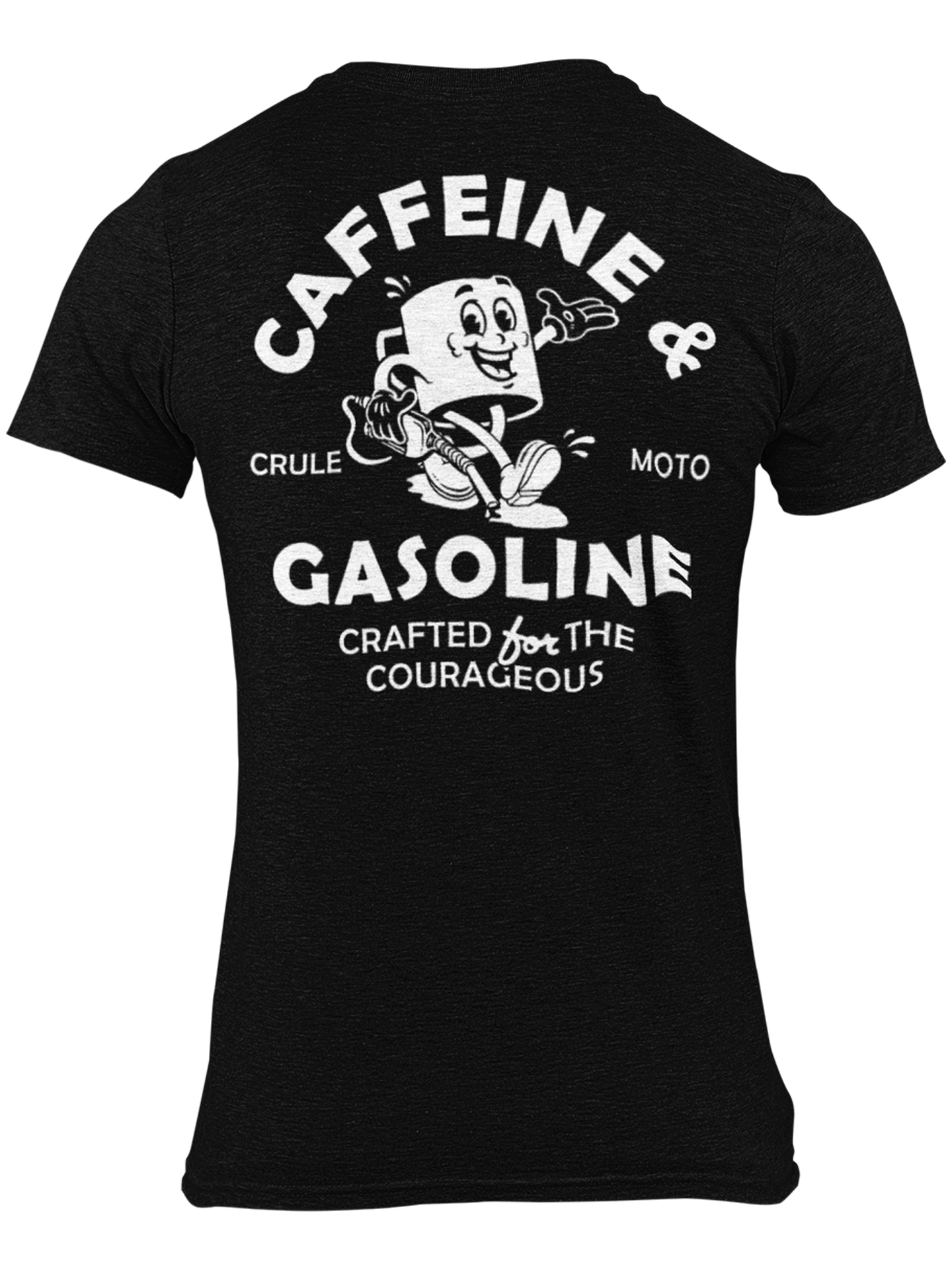Caffeine & Gasoline Tee - Black