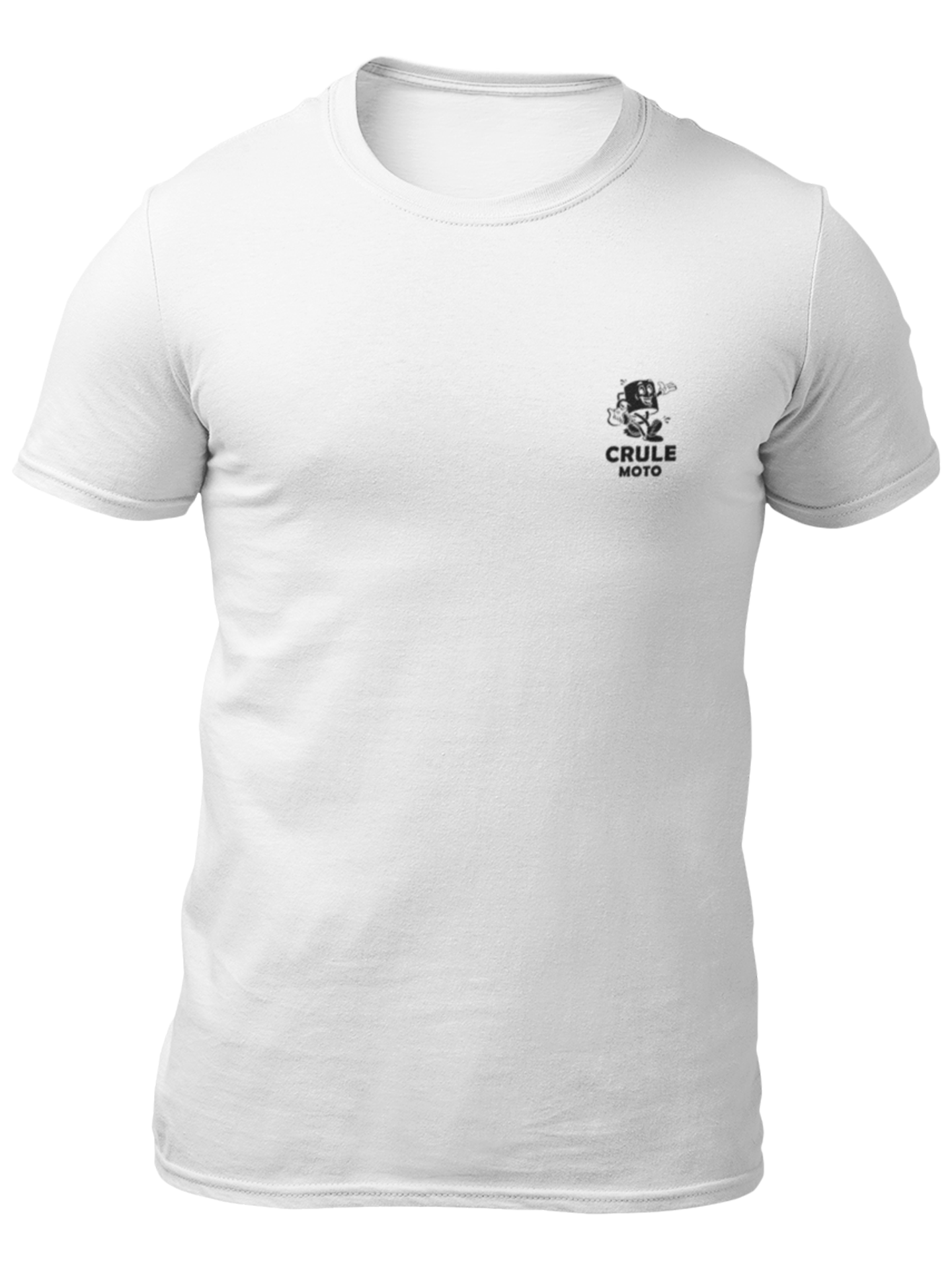 Caffeine & Gasoline Tee - White