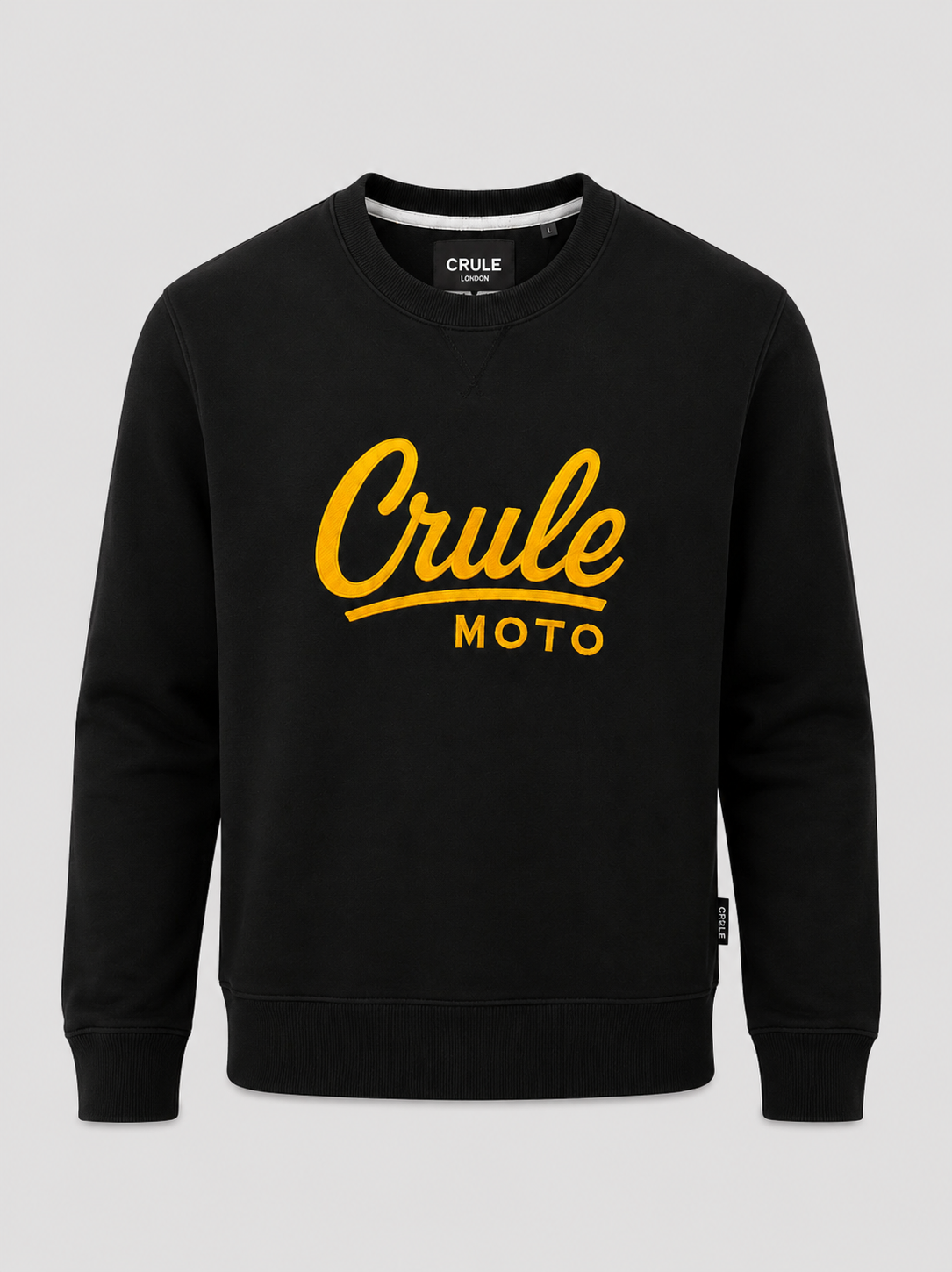 Crule Moto Sweatshirt - Black/Gold