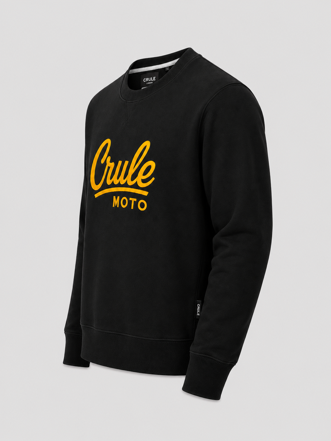 Crule Moto Sweatshirt - Black/Gold
