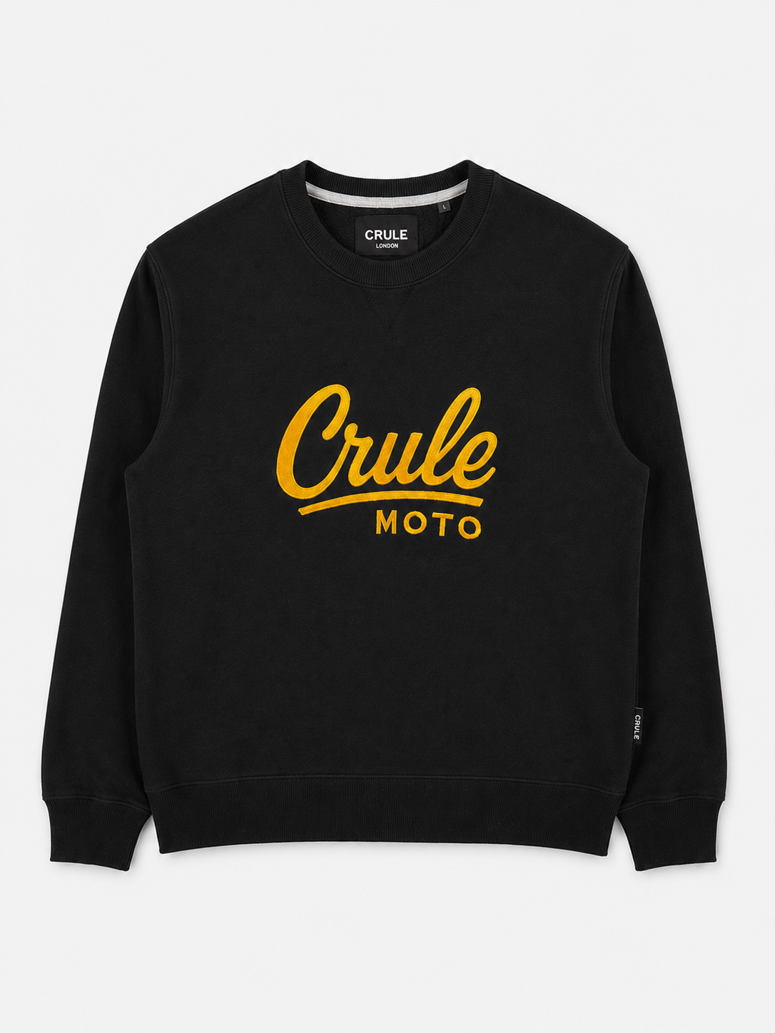 Crule Moto Sweatshirt - Black/Gold