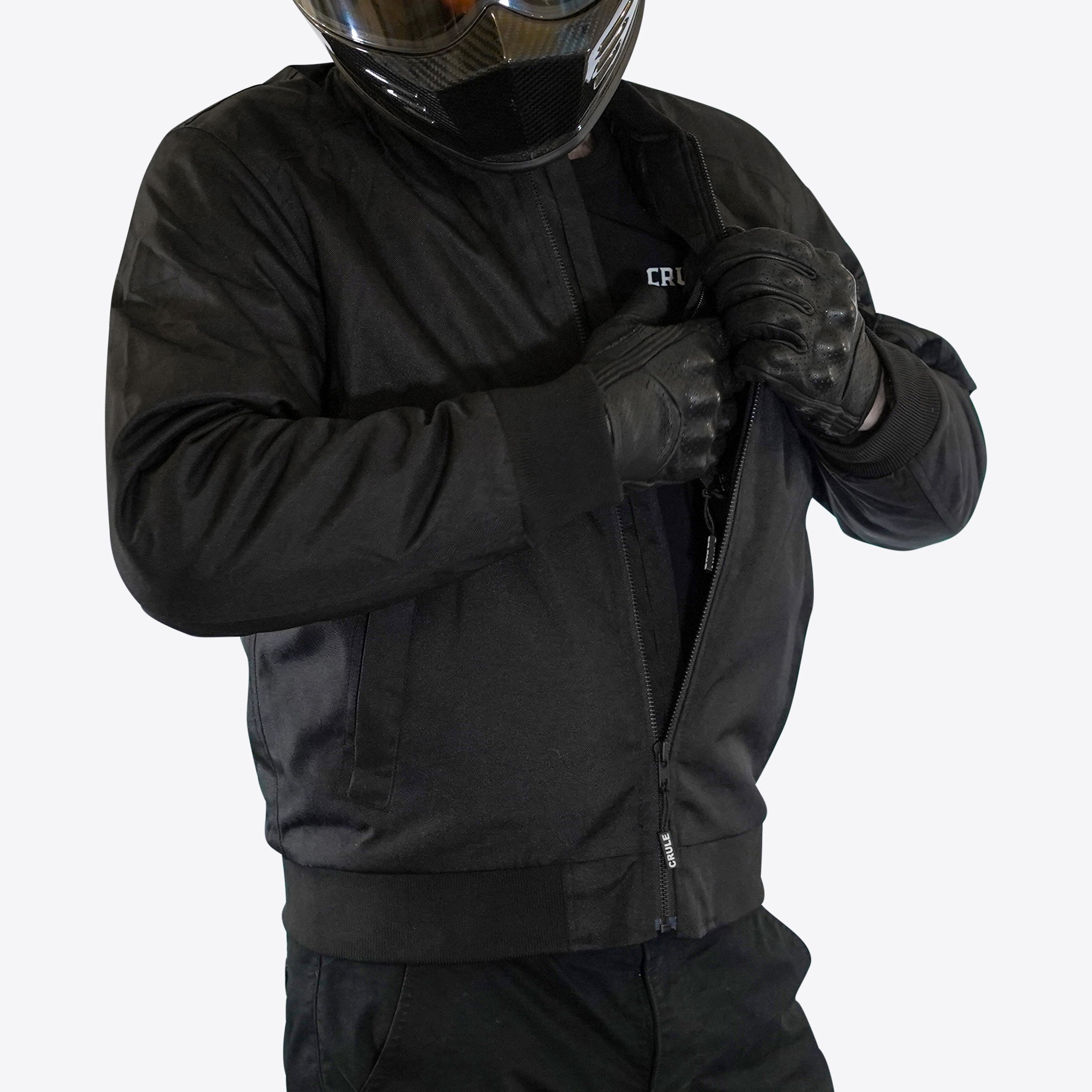 Stealth Bomber Jacket - Armoured Single Layer AA Jacket - Black