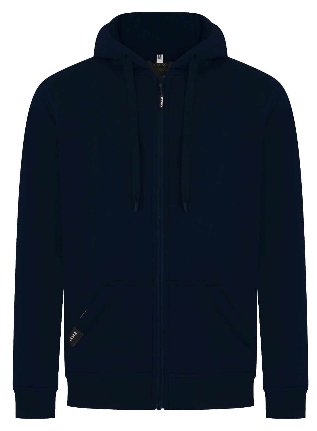 Crule Renegade Armoured Jersey Zip Hoodie - Navy