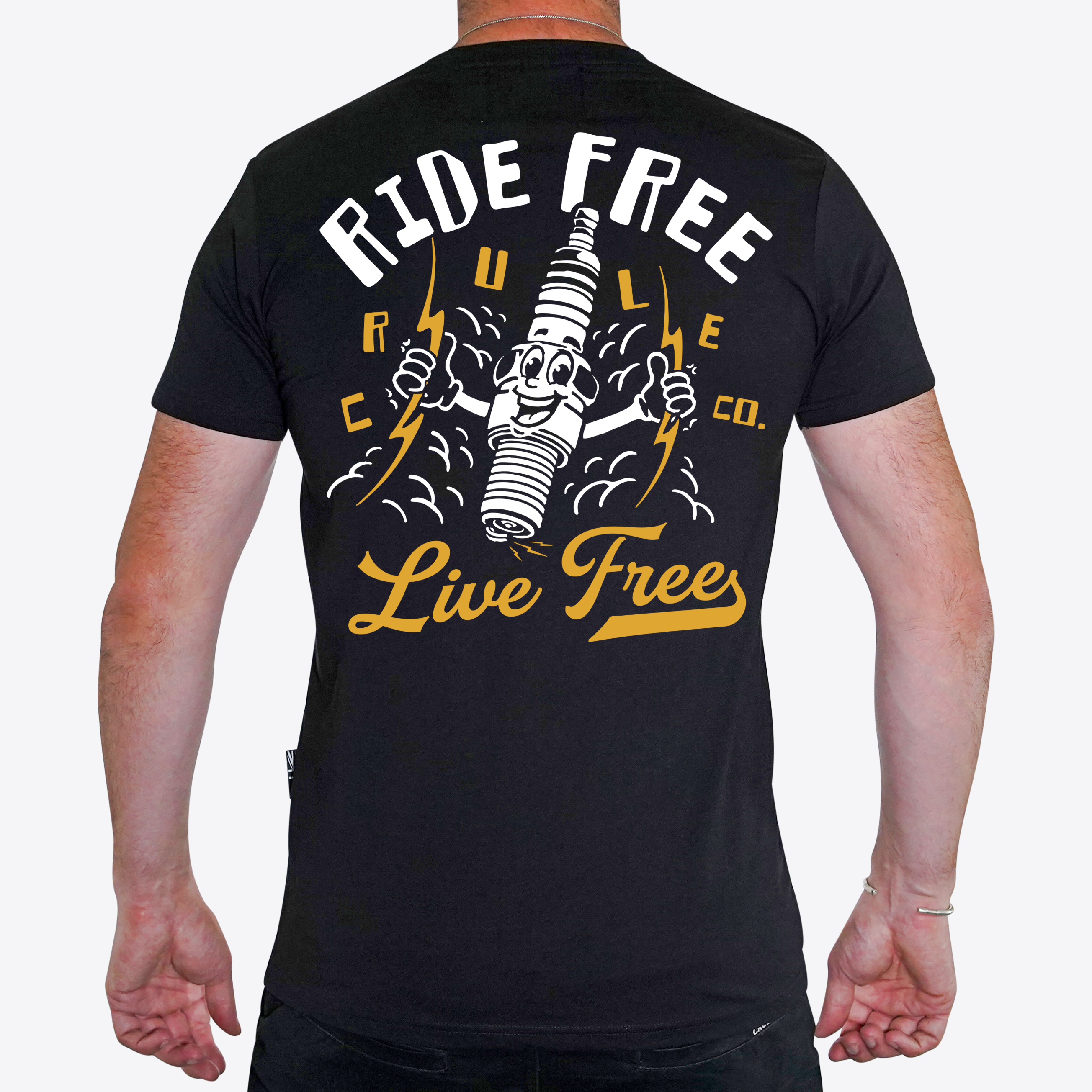 Ride Free Sparky Tee - Black