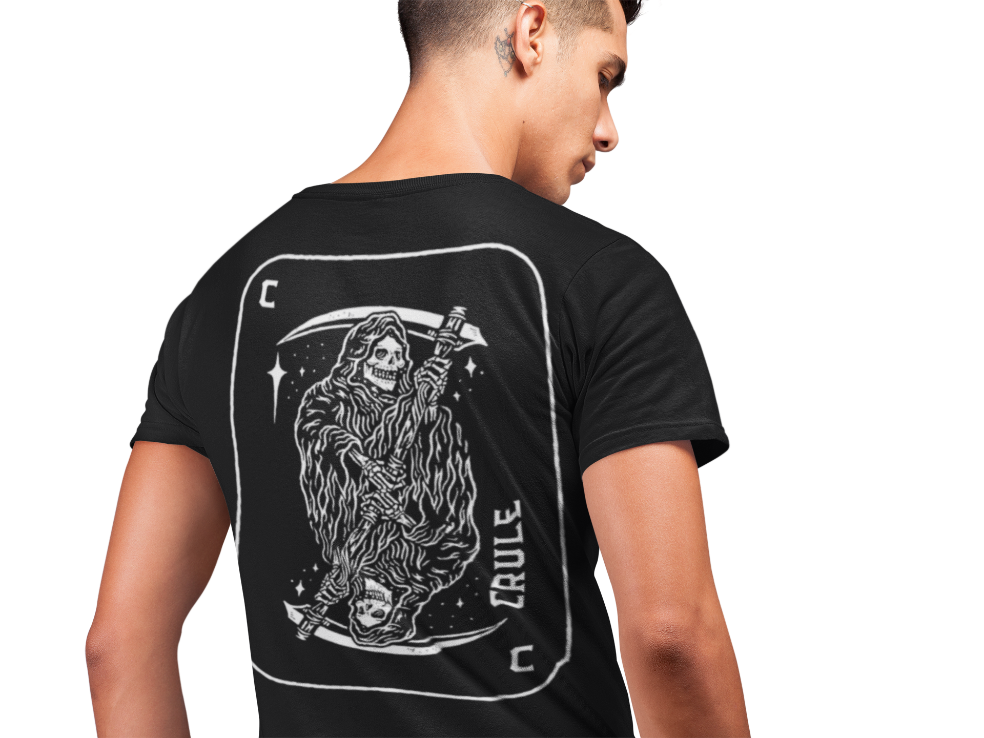 Crule Card Tee - Black