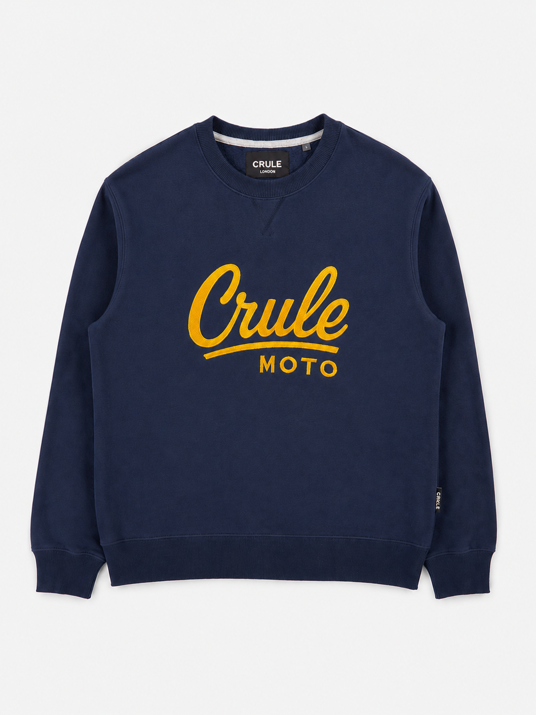 Crule Moto Sweatshirt - Navy/Gold