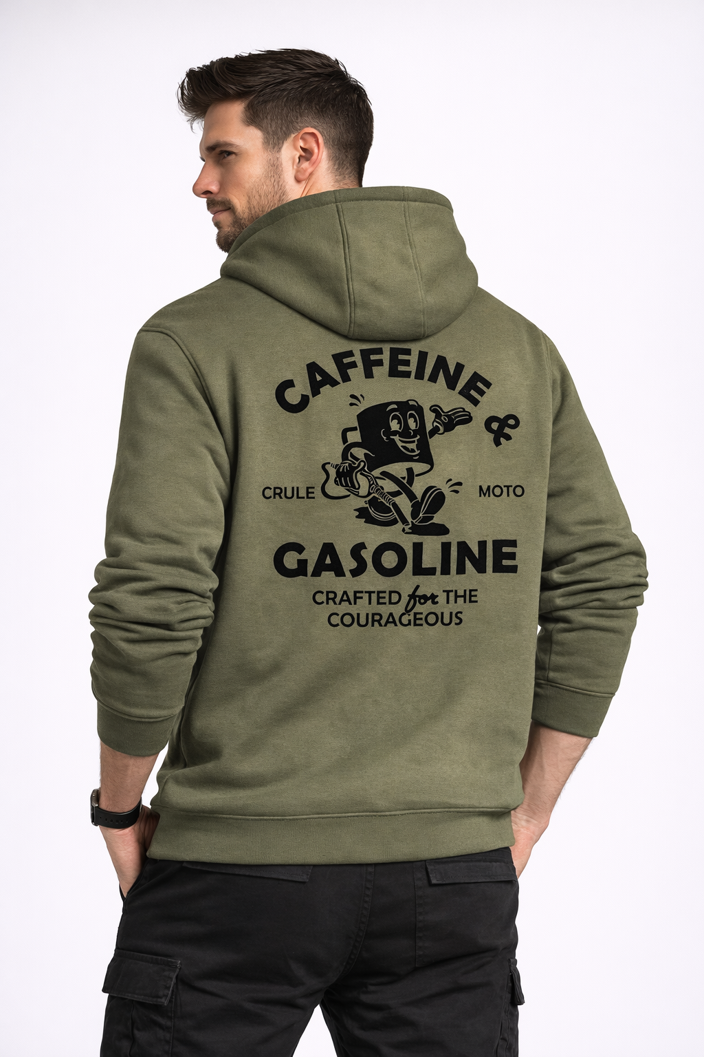 Caffeine & Gasoline 630 Hoodie - Green