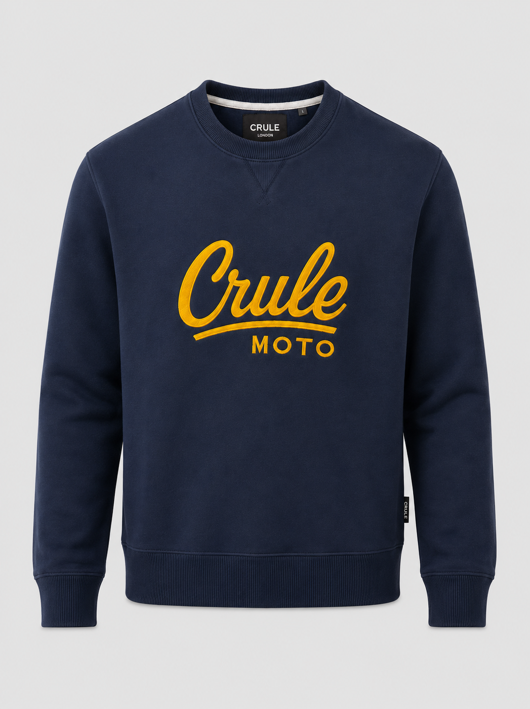 Crule Moto Sweatshirt - Navy/Gold