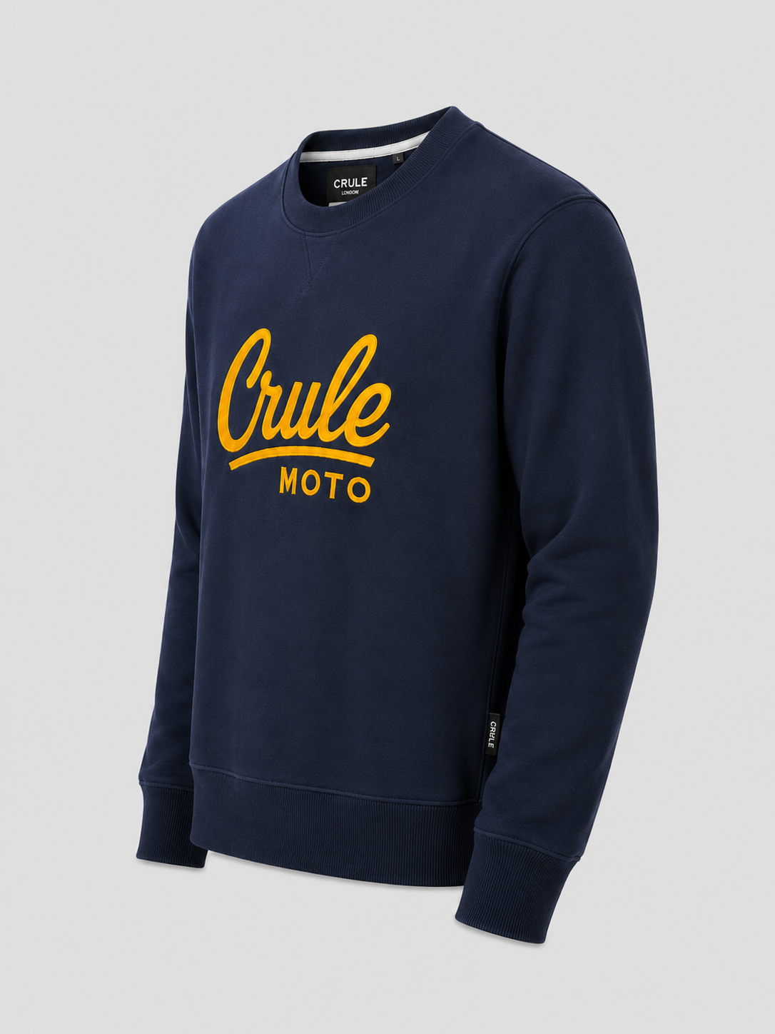 Crule Moto Sweatshirt - Navy/Gold