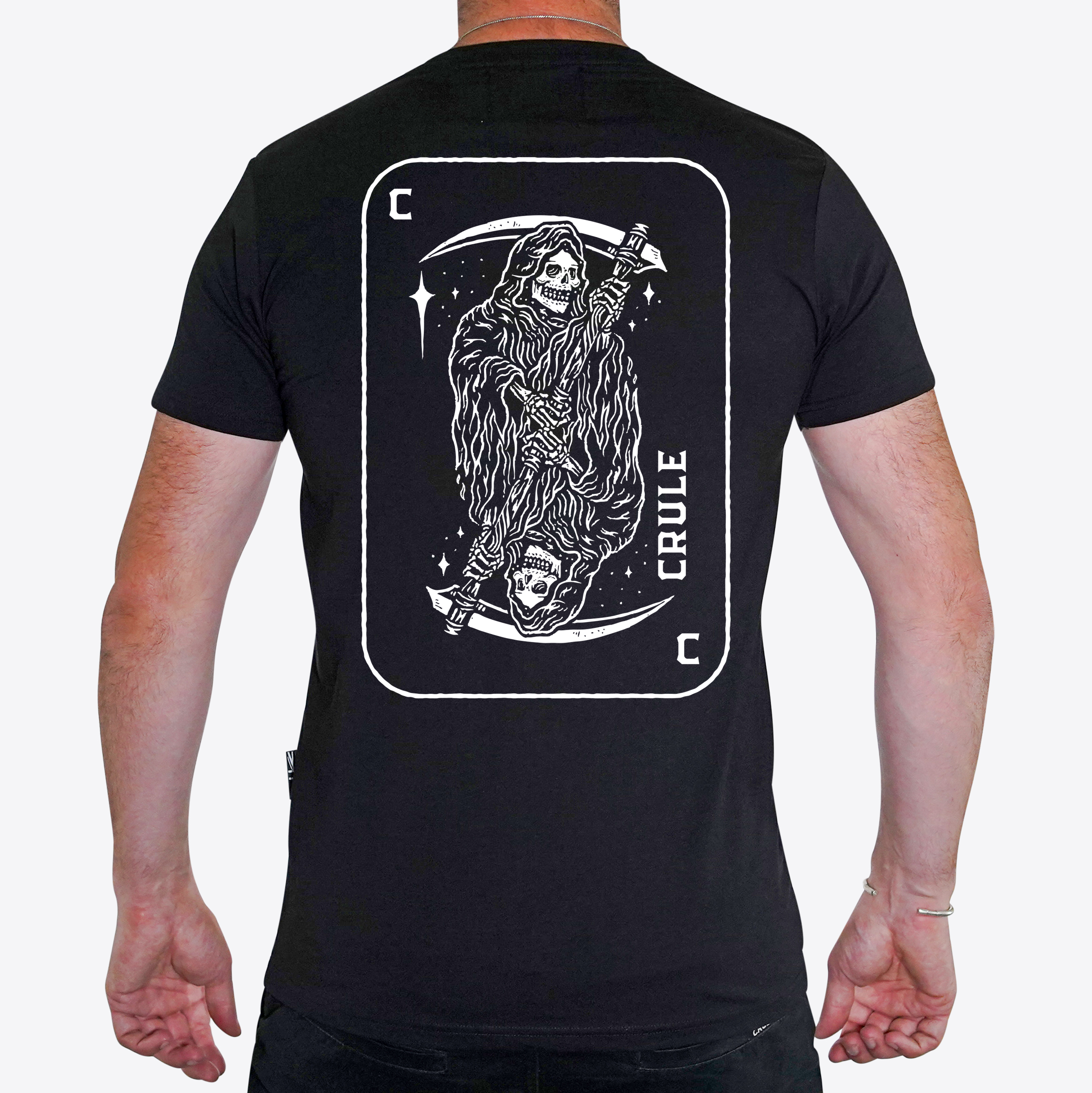 Crule Card Tee - Black
