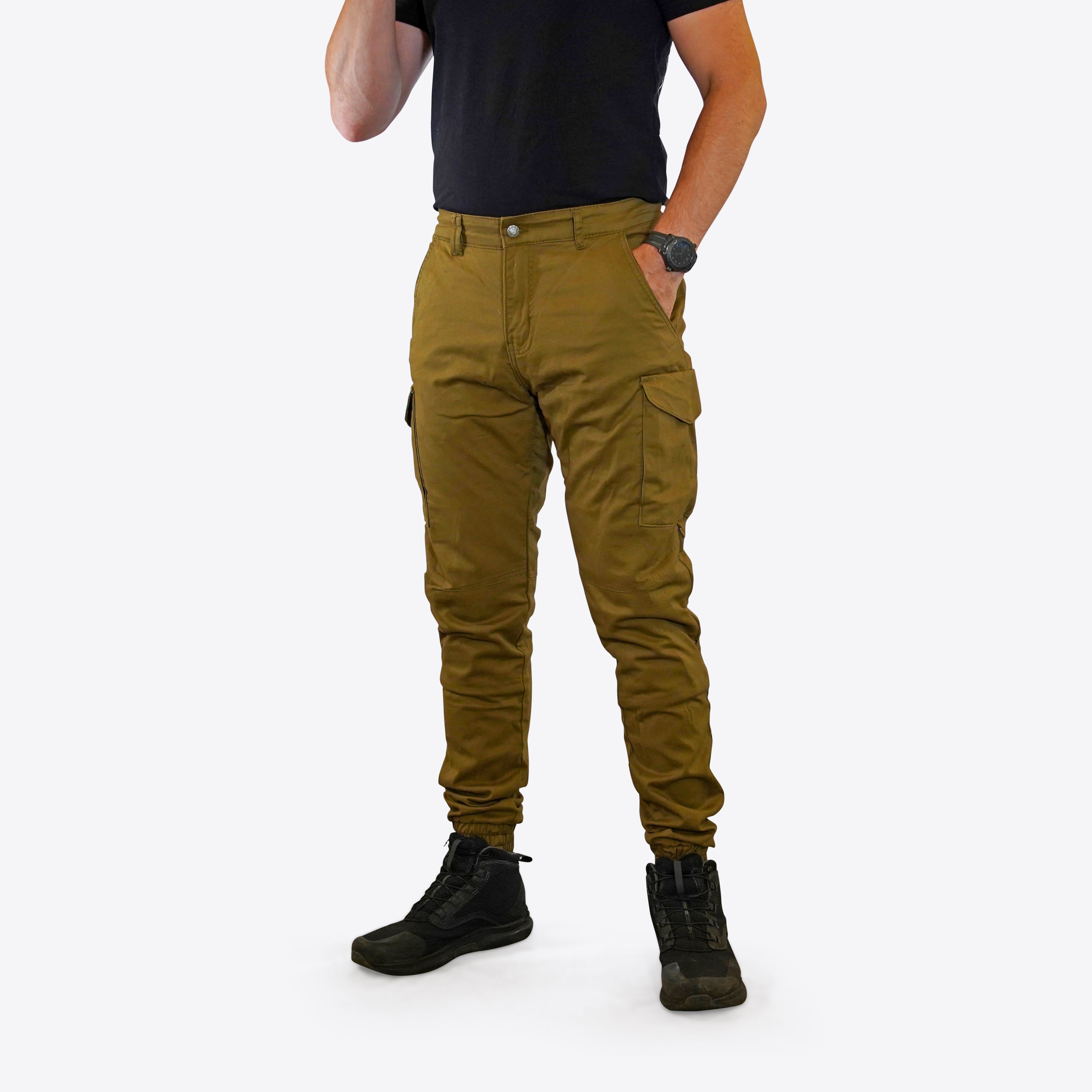 Crule Moto Armoured Riding Cargo AA - Khaki