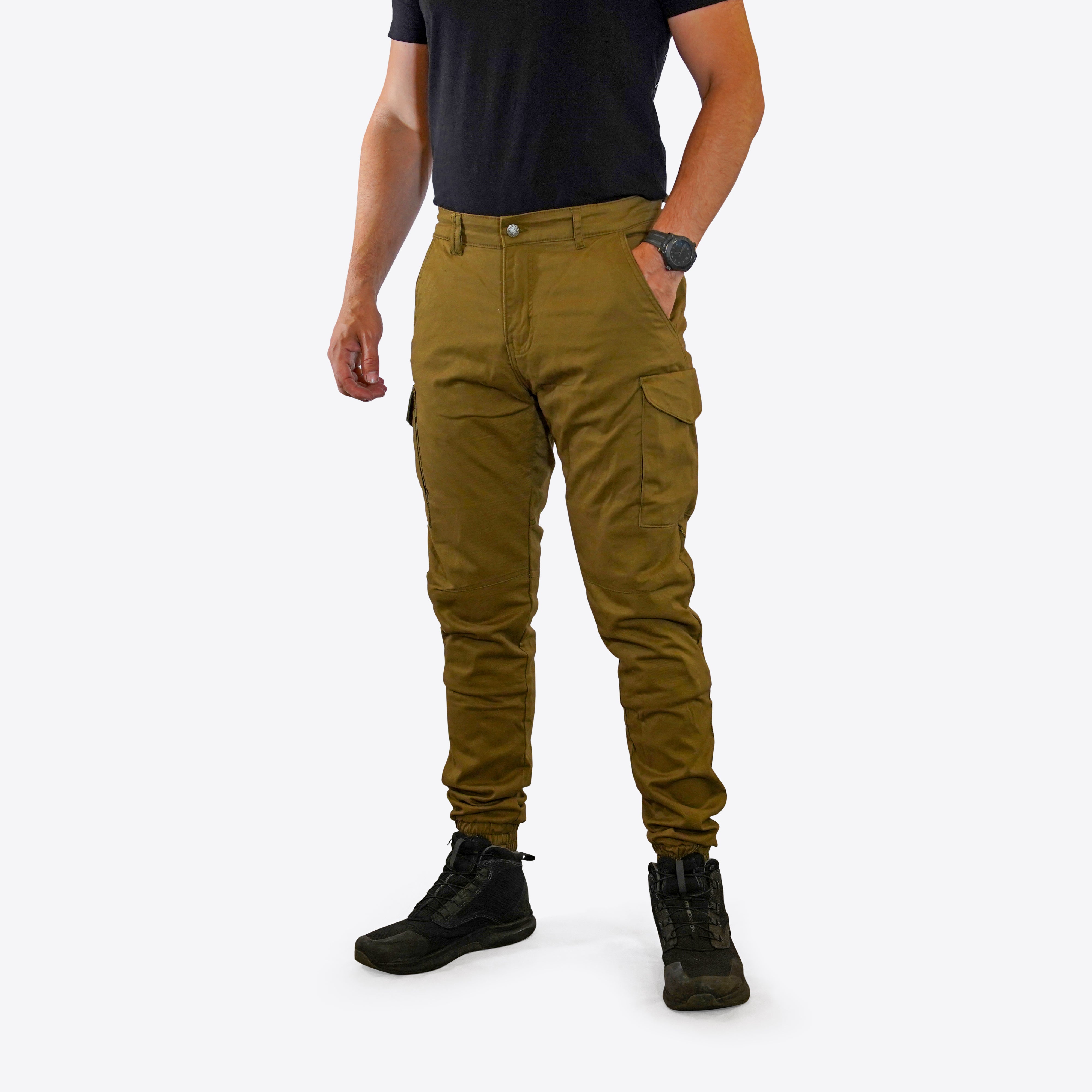 Crule Moto Armoured Riding Cargo AA - Khaki