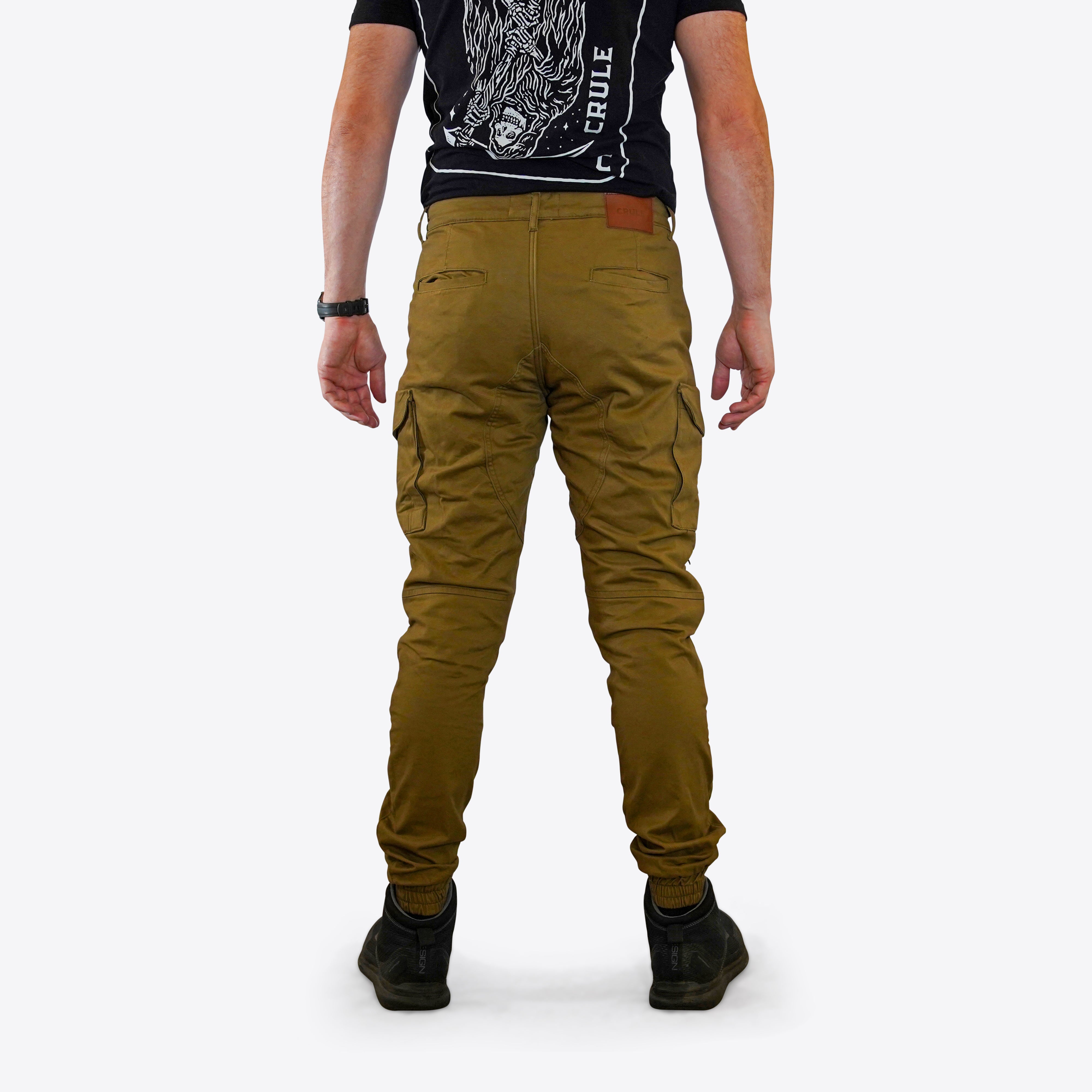 Crule Moto Armoured Riding Cargo AA - Khaki