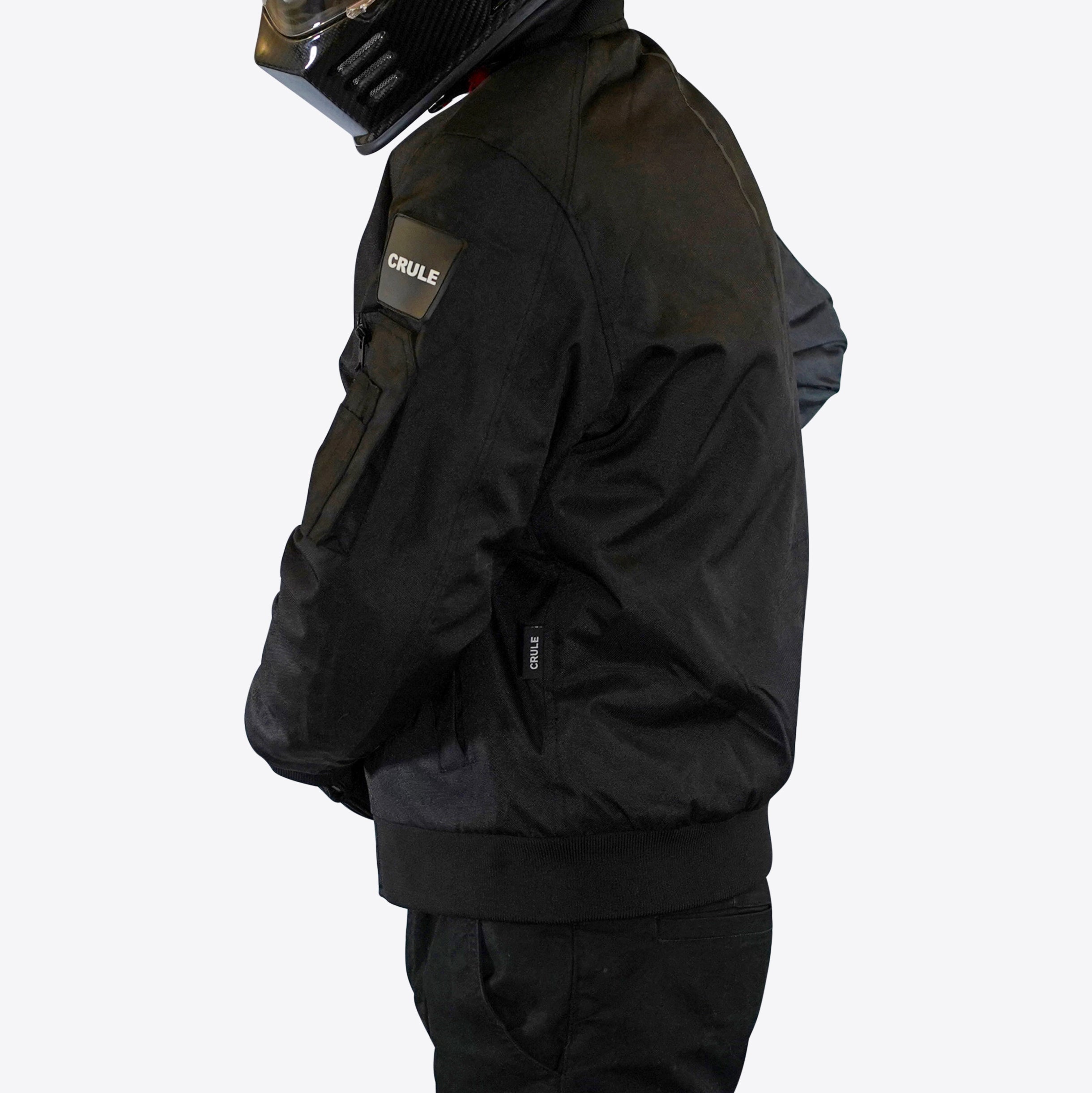 Stealth Bomber Jacket - Armoured Single Layer AA Jacket - Black