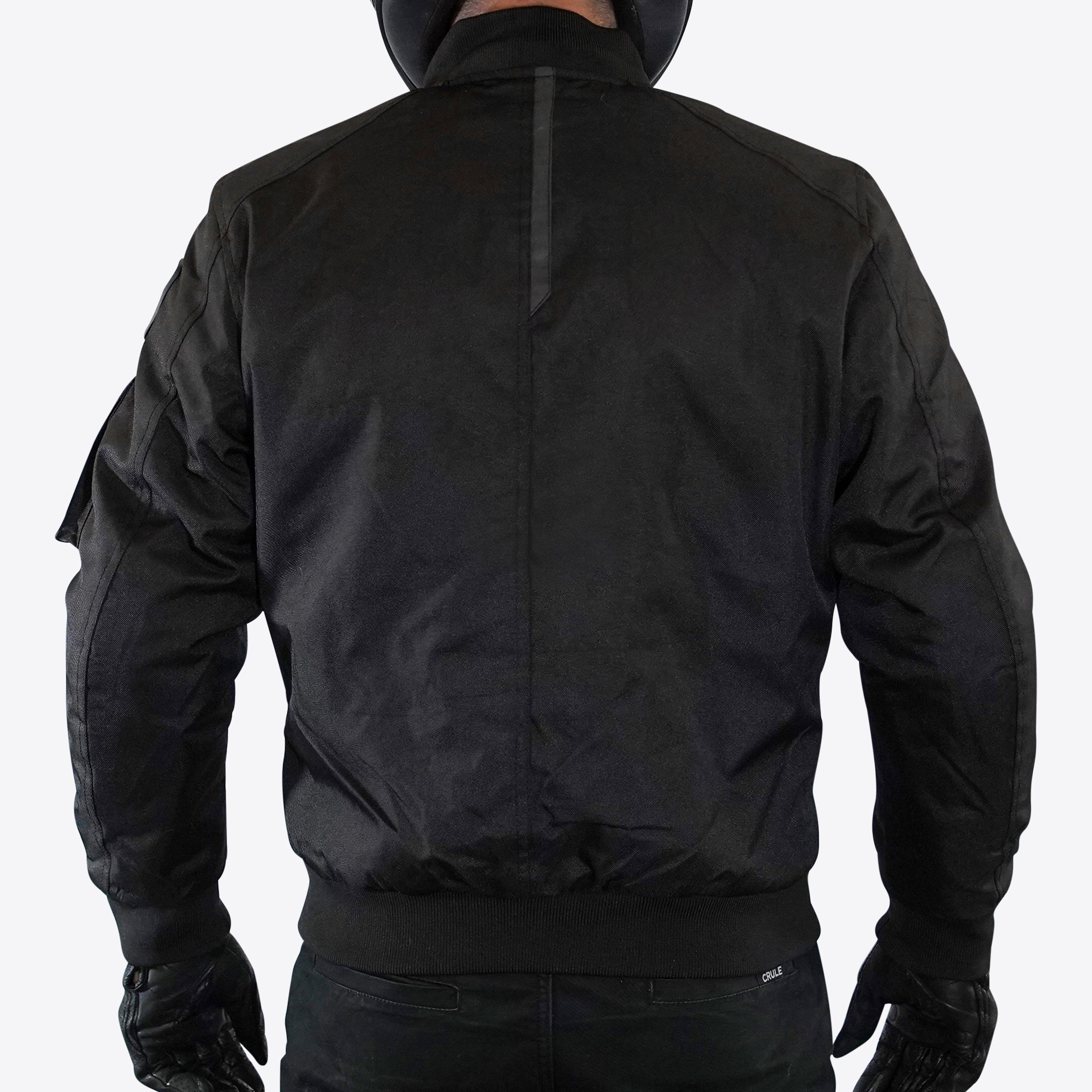 Stealth Bomber Jacket - Armoured Single Layer AA Jacket - Black