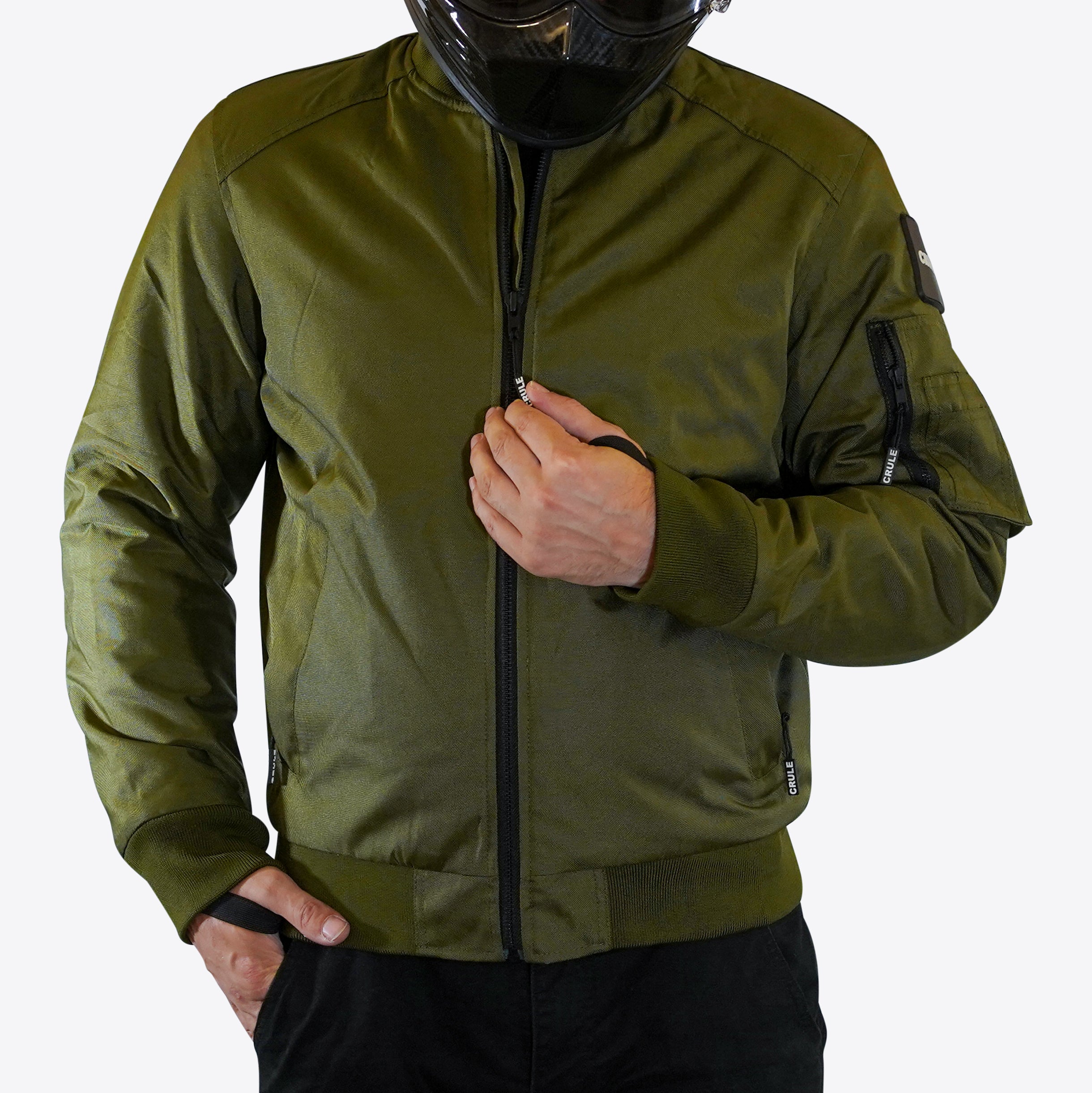 Stealth Bomber Jacket - Armoured Single Layer AA Jacket - Khaki