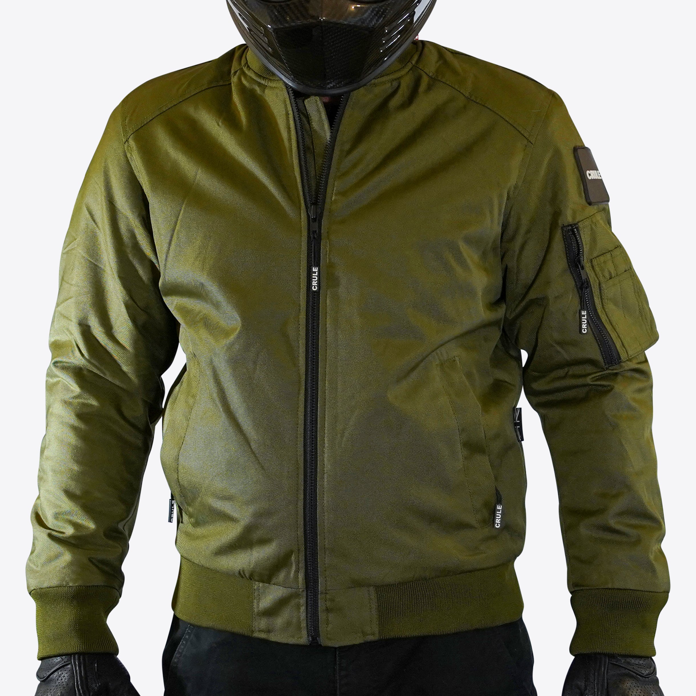 Stealth Bomber Jacket - Armoured Single Layer AA Jacket - Khaki
