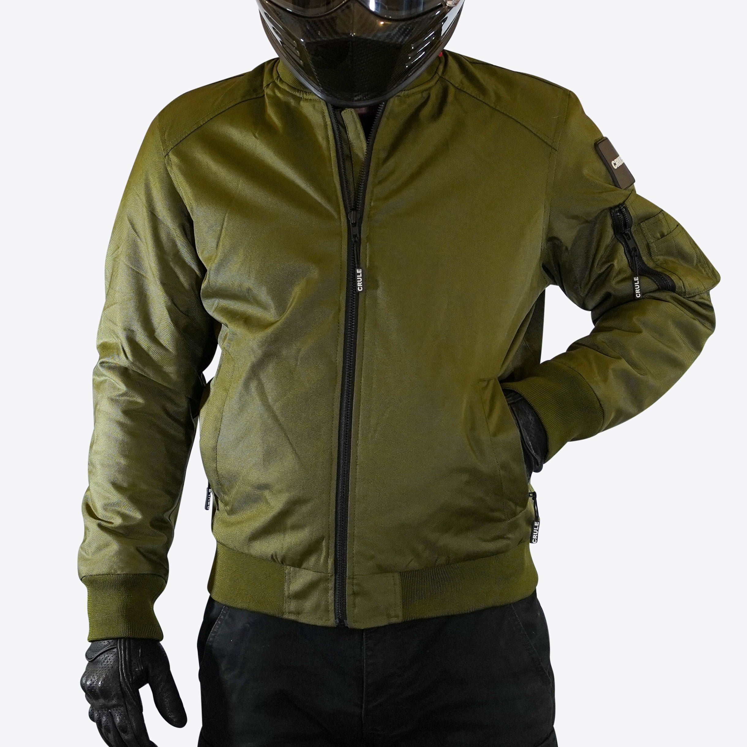 Stealth Bomber Jacket - Armoured Single Layer AA Jacket - Khaki