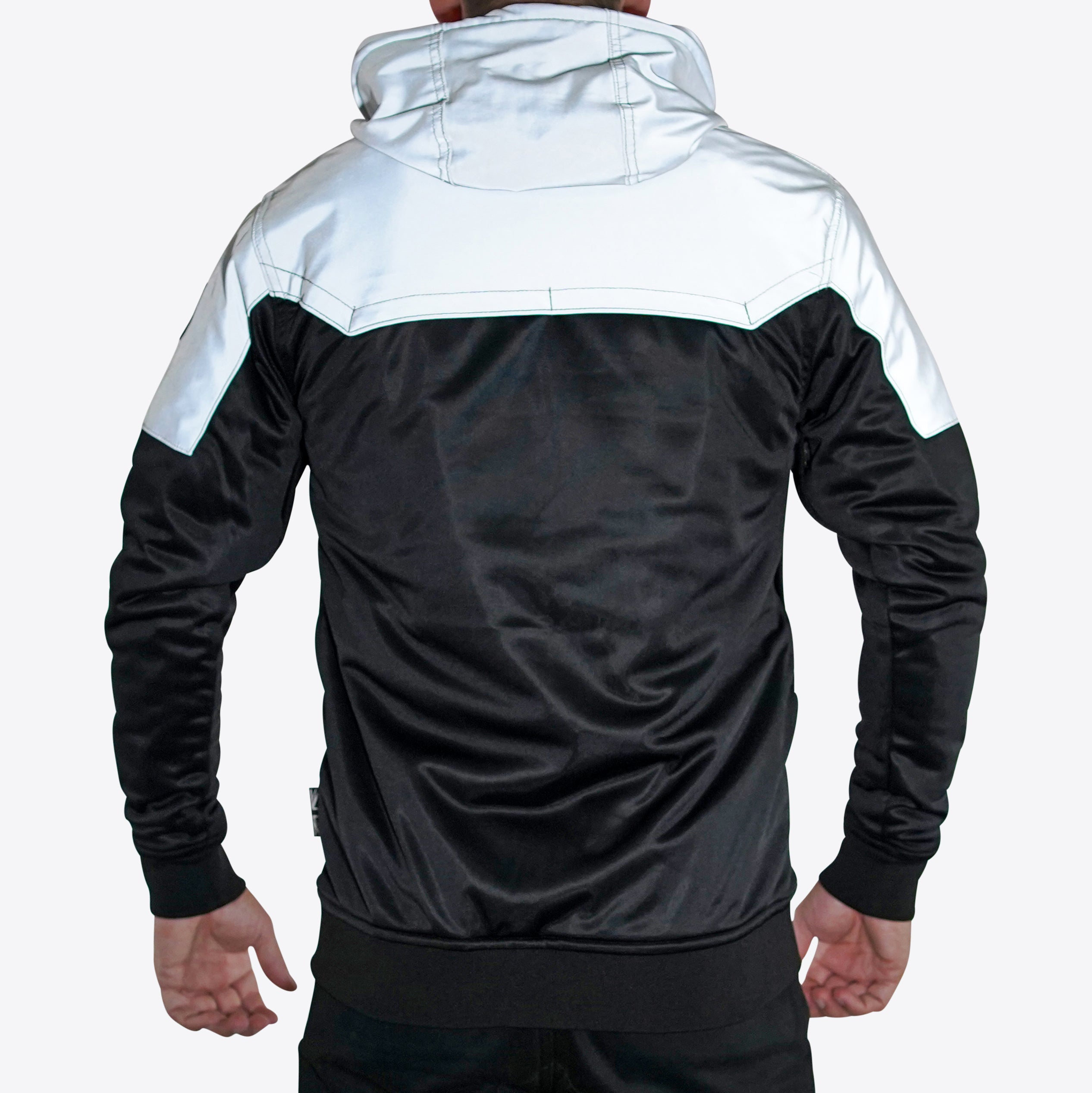 Crule Badlands Reflective Armoured Hoodie - Grey