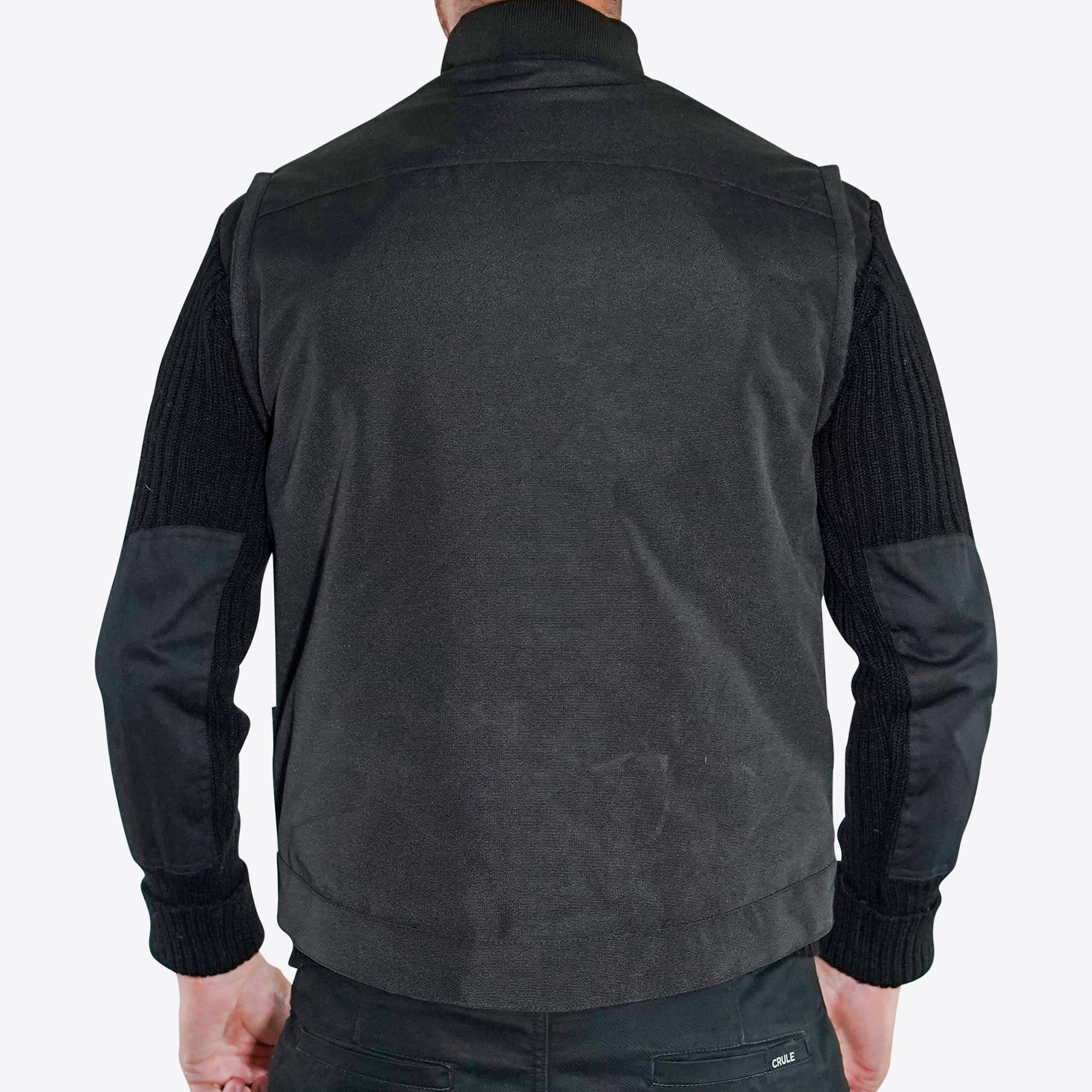 Nomad Armoured Riding Gilet - Black on Black