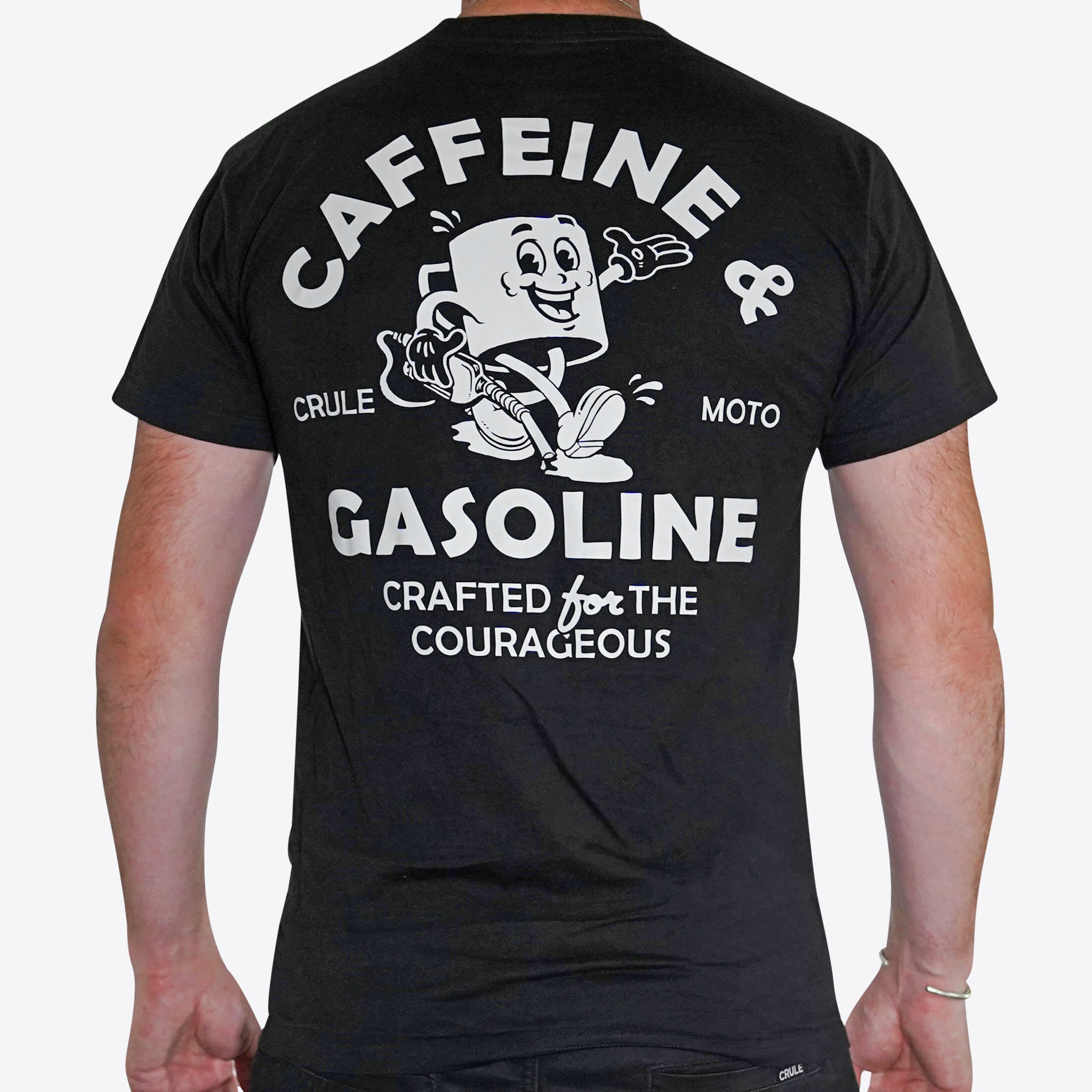 Caffeine & Gasoline Tee - Black