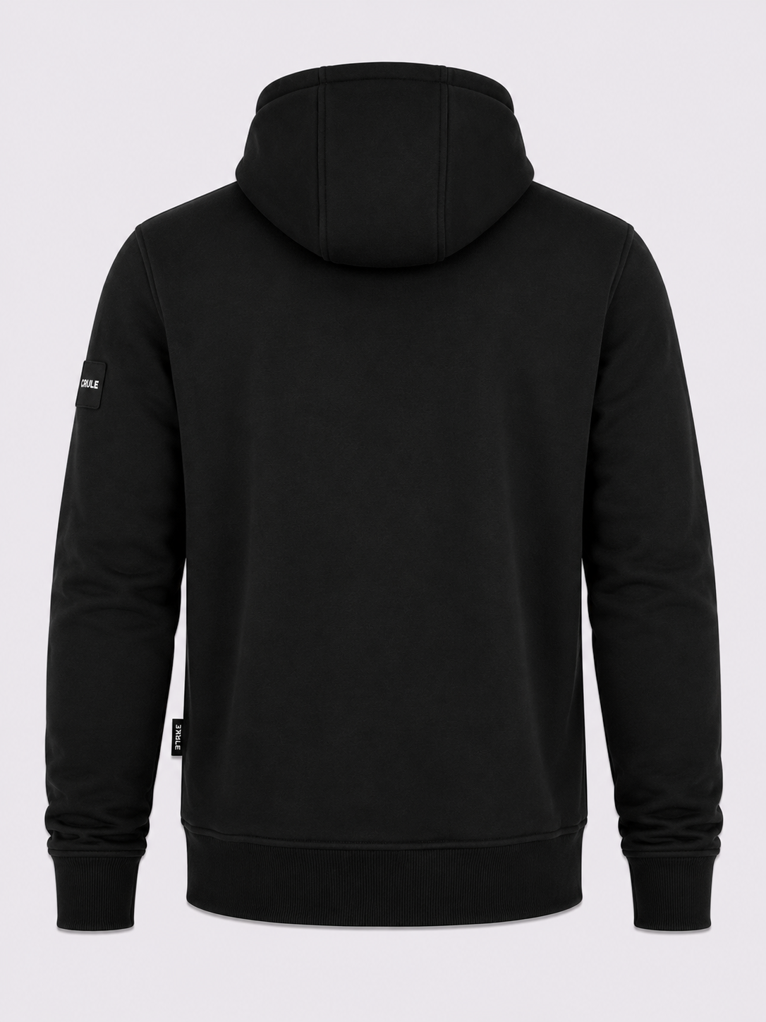 Crule Renegade Armoured Jersey Zip Hoodie - Black