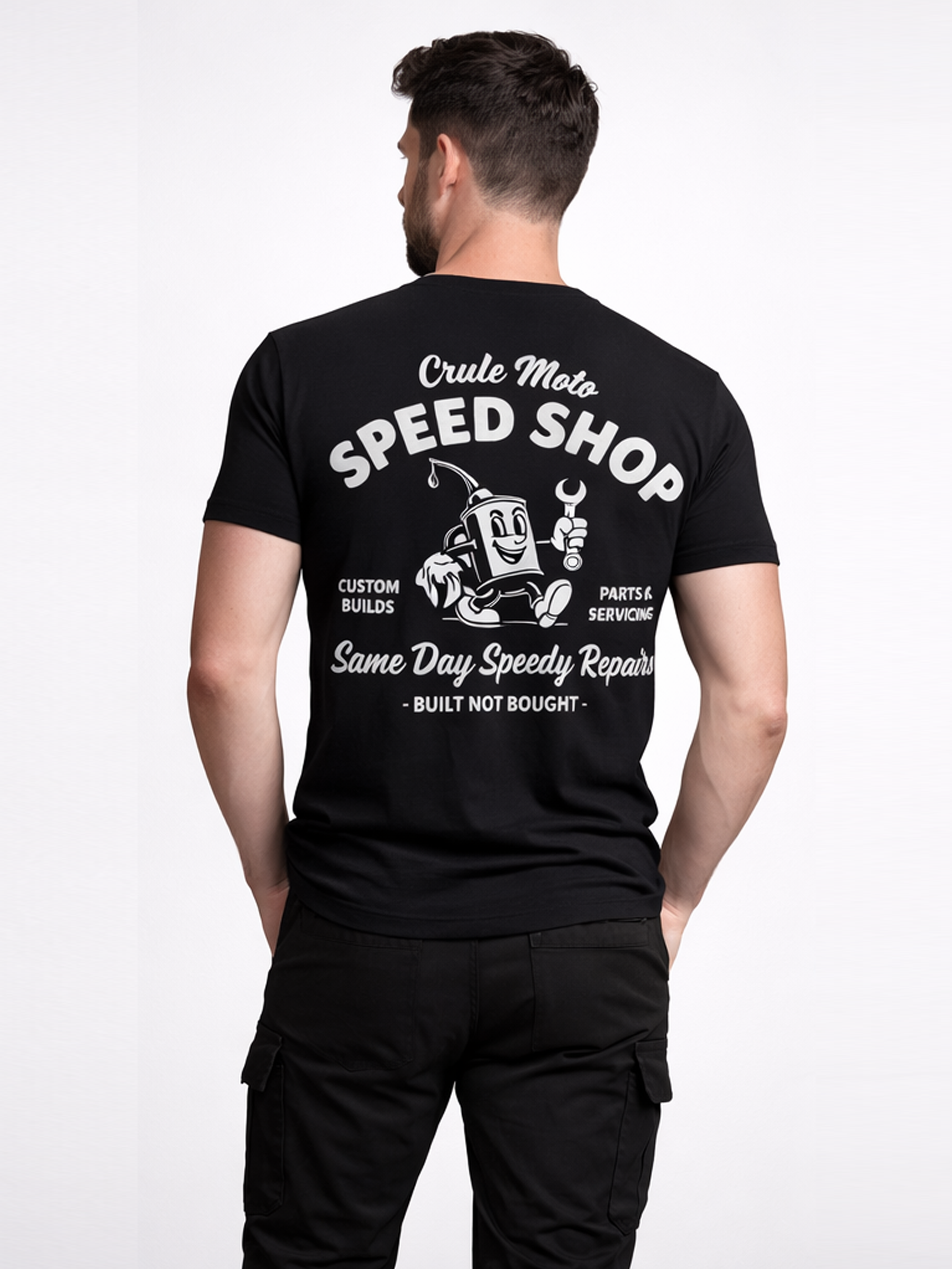 Crule Speed Shop Tee - Black